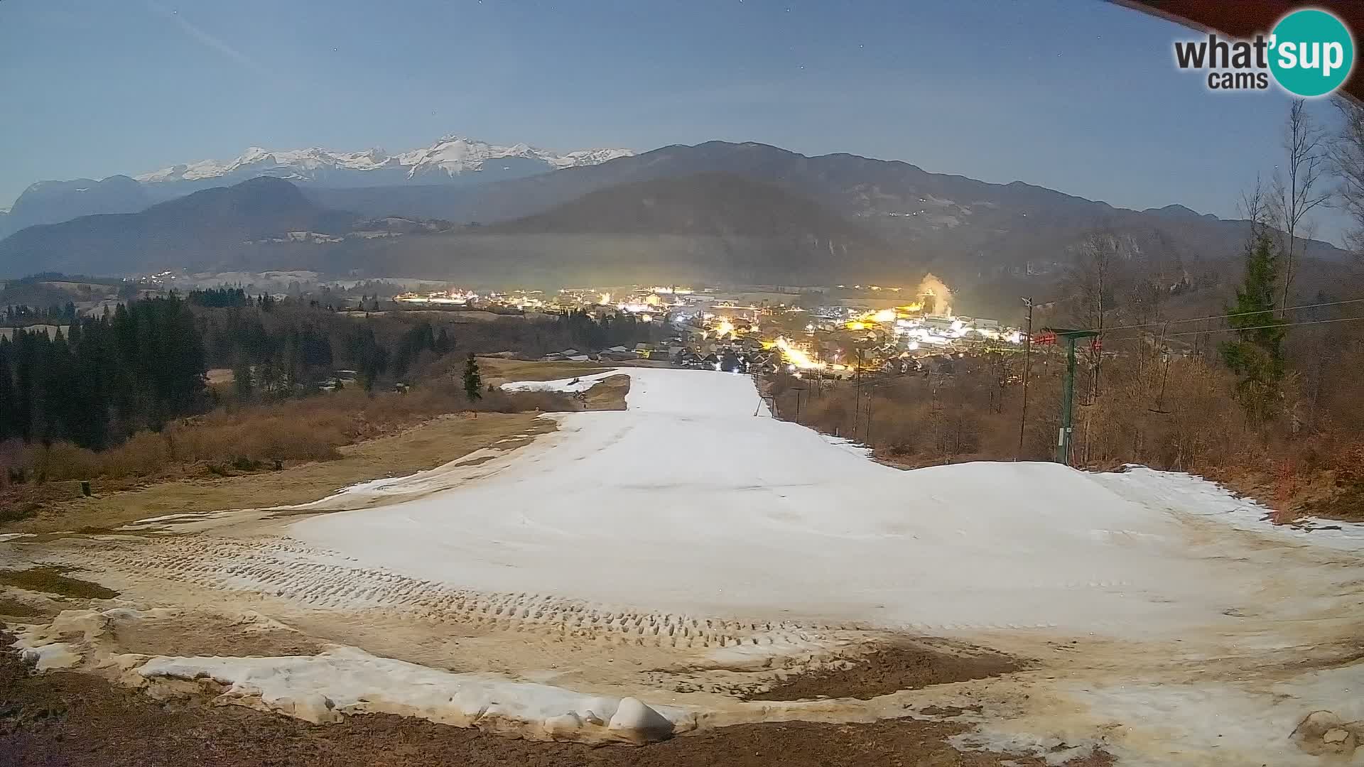 Webcam Bohinjska Bistrica – Vue en direct depuis la station de ski Kozji Hrbet