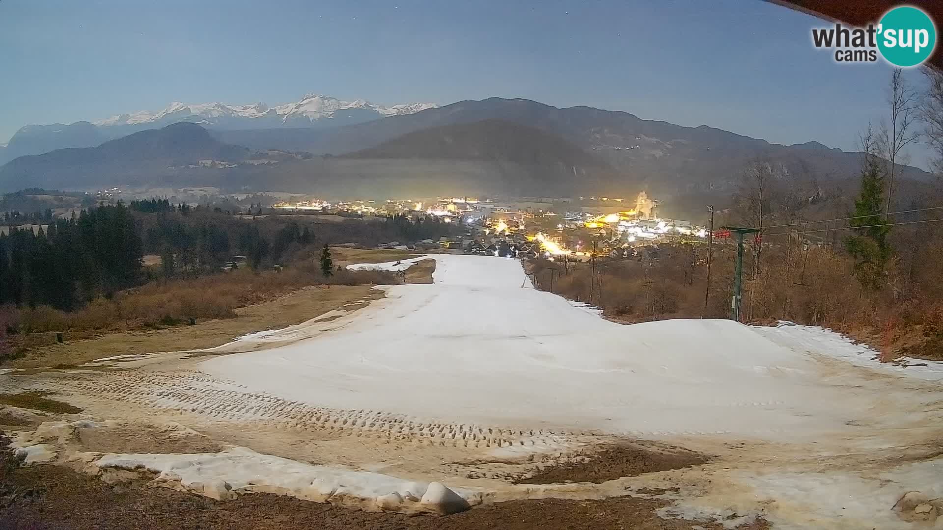 Webcam Bohinjska Bistrica – Vue en direct depuis la station de ski Kozji Hrbet