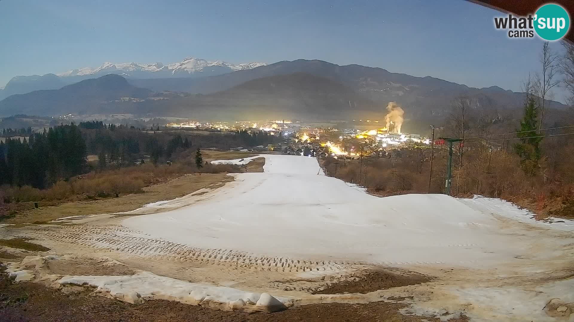 Webcam Bohinjska Bistrica – Live View from Kozji Hrbet Ski Station