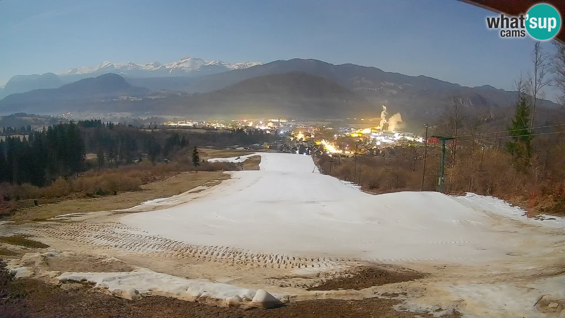 Webcam Bohinjska Bistrica – Live View from Kozji Hrbet Ski Station