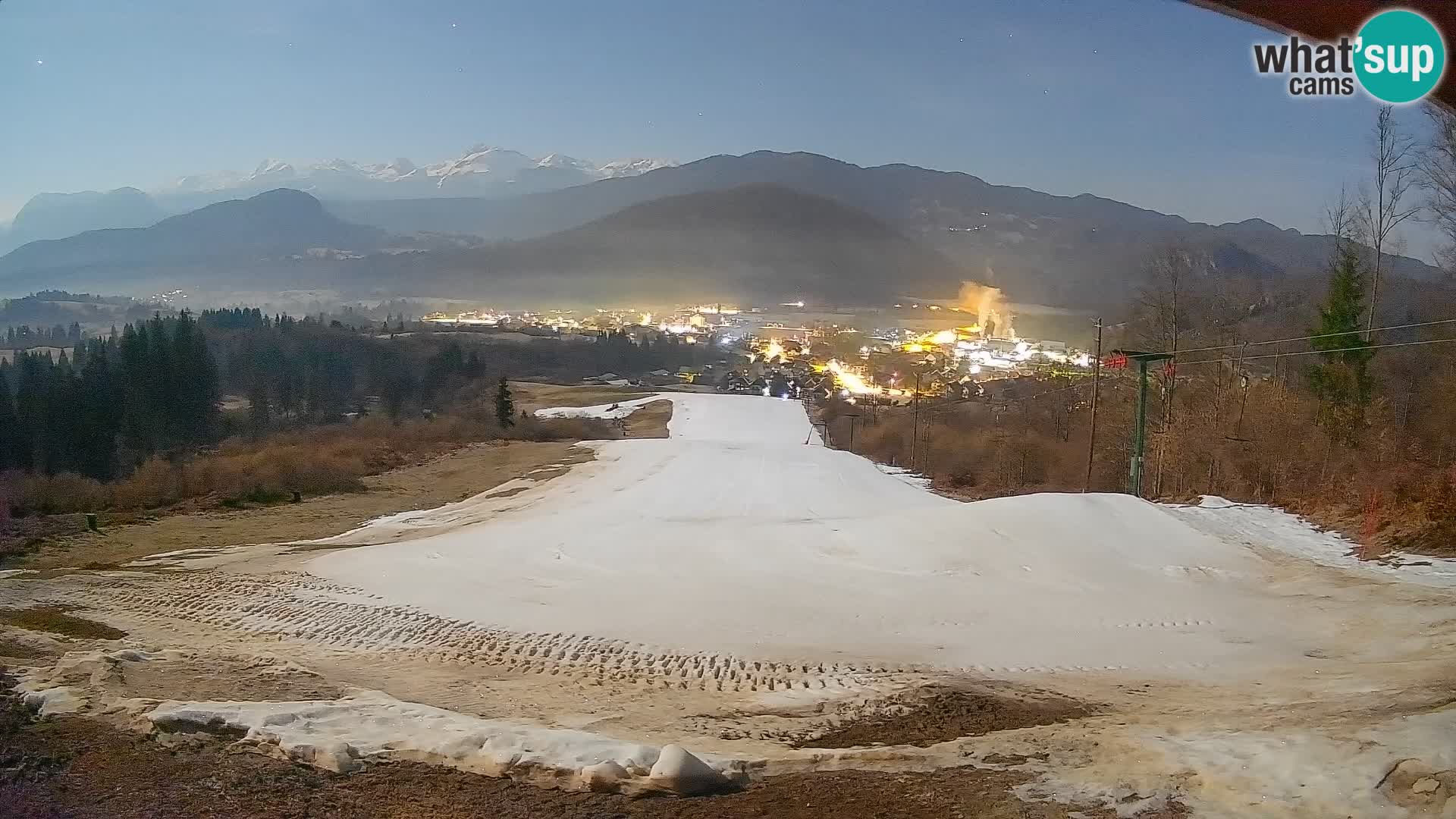 Webcam Bohinjska Bistrica – Live View from Kozji Hrbet Ski Station