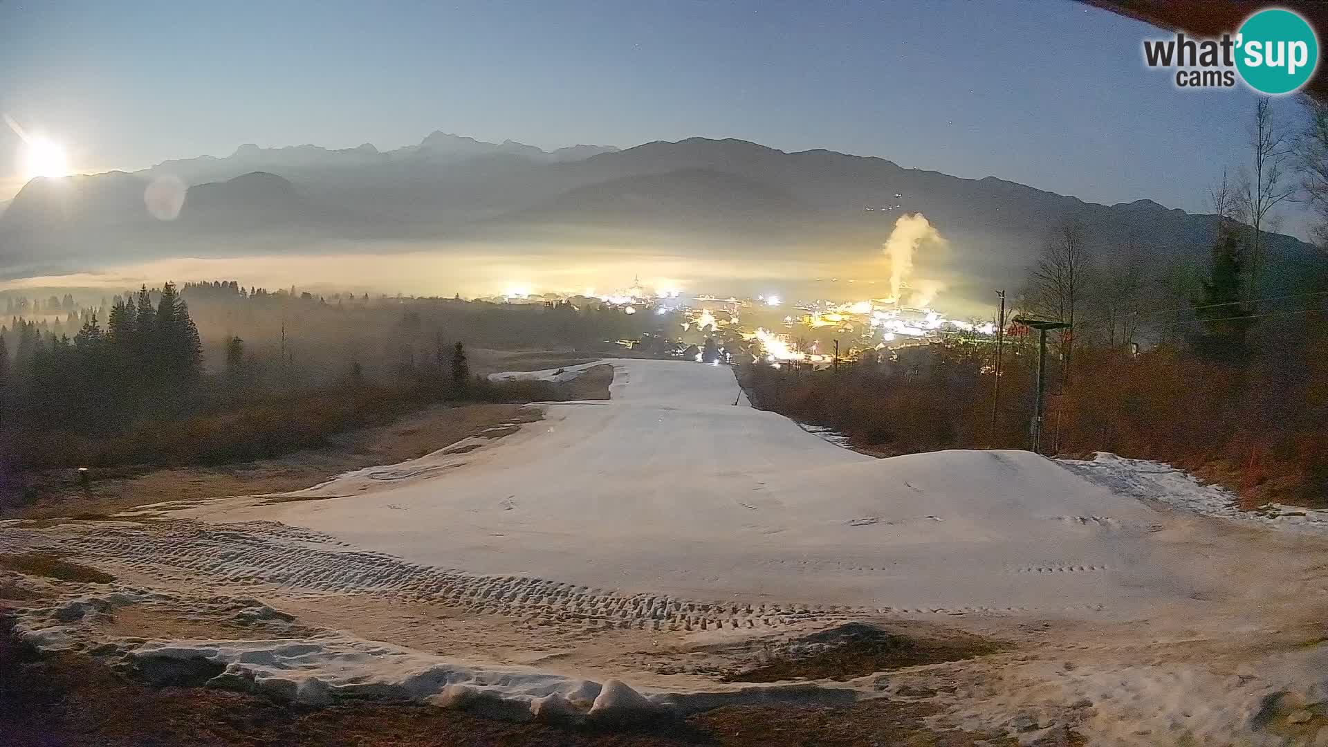 Webcam Bohinjska Bistrica – Live View from Kozji Hrbet Ski Station