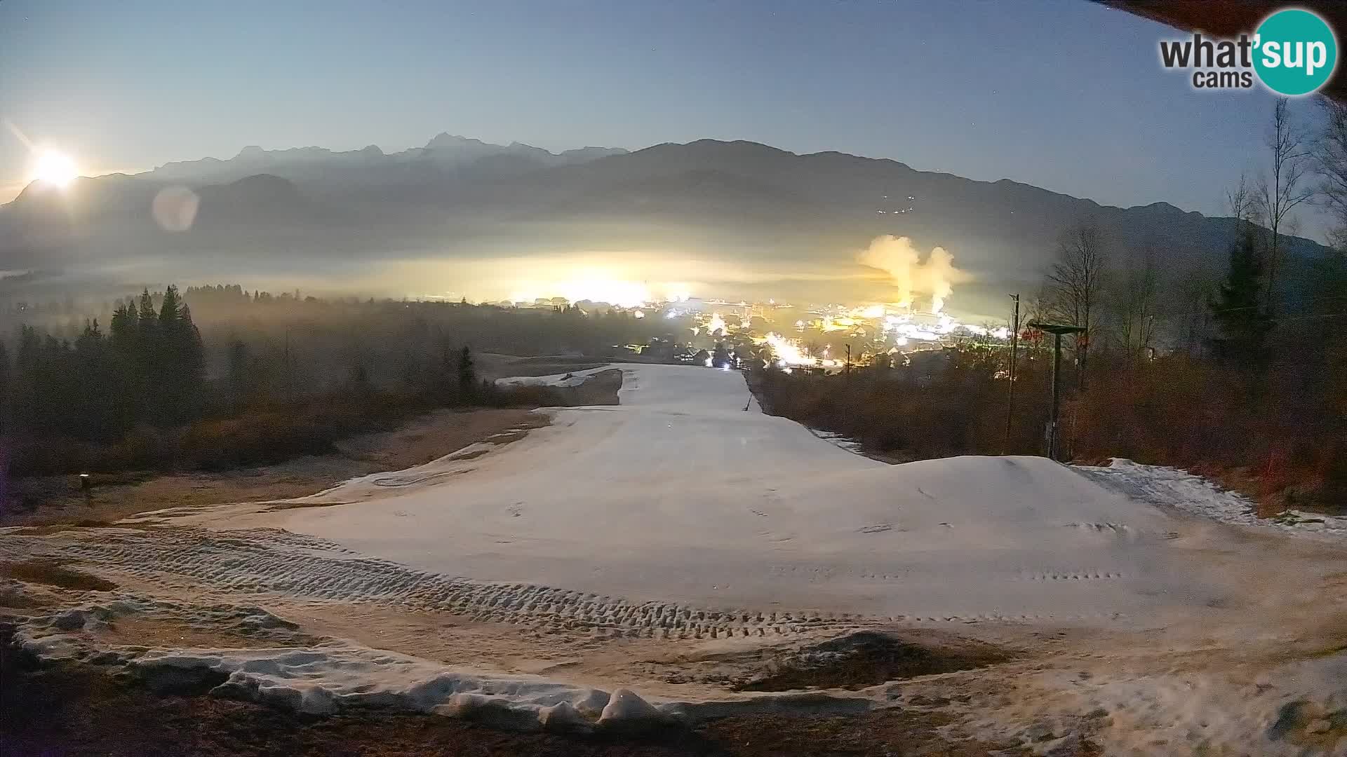 Webcam Bohinjska Bistrica – Live View from Kozji Hrbet Ski Station