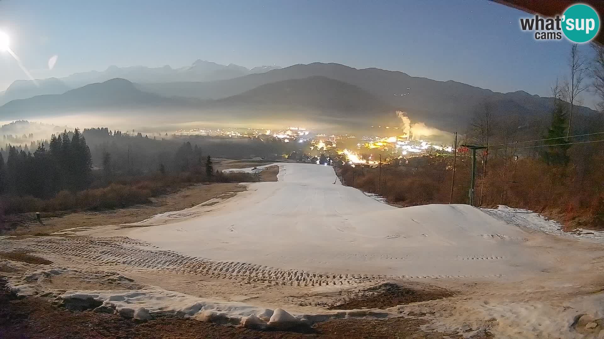 Webcam Bohinjska Bistrica – Live View from Kozji Hrbet Ski Station