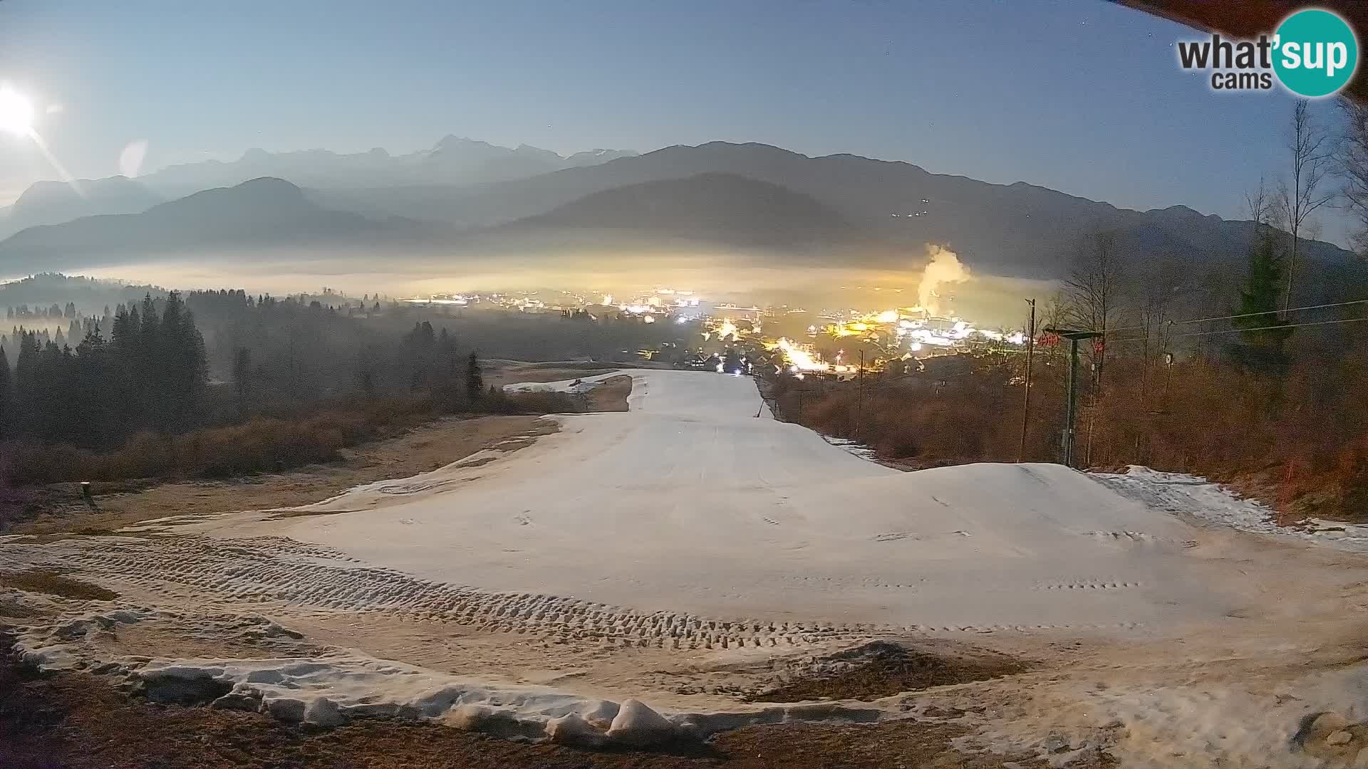Webcam Bohinjska Bistrica – Vue en direct depuis la station de ski Kozji Hrbet