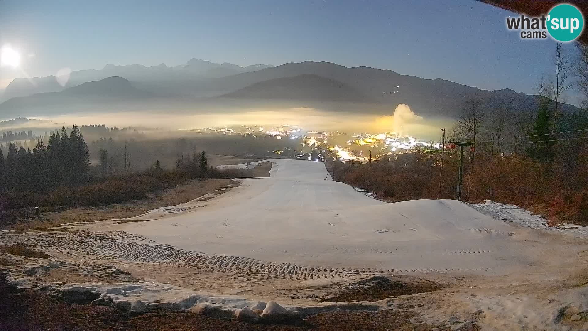Livekamera Bohinjska Bistrica – Liveblick von der Skistation Kozji Hrbet