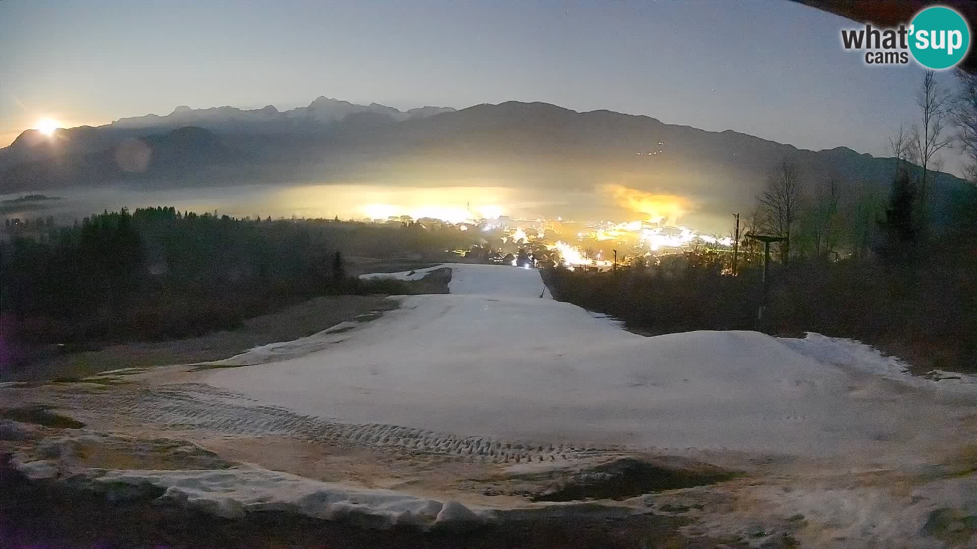 Webcam Bohinjska Bistrica – Vista live dalla stazione sciistica Kozji Hrbet