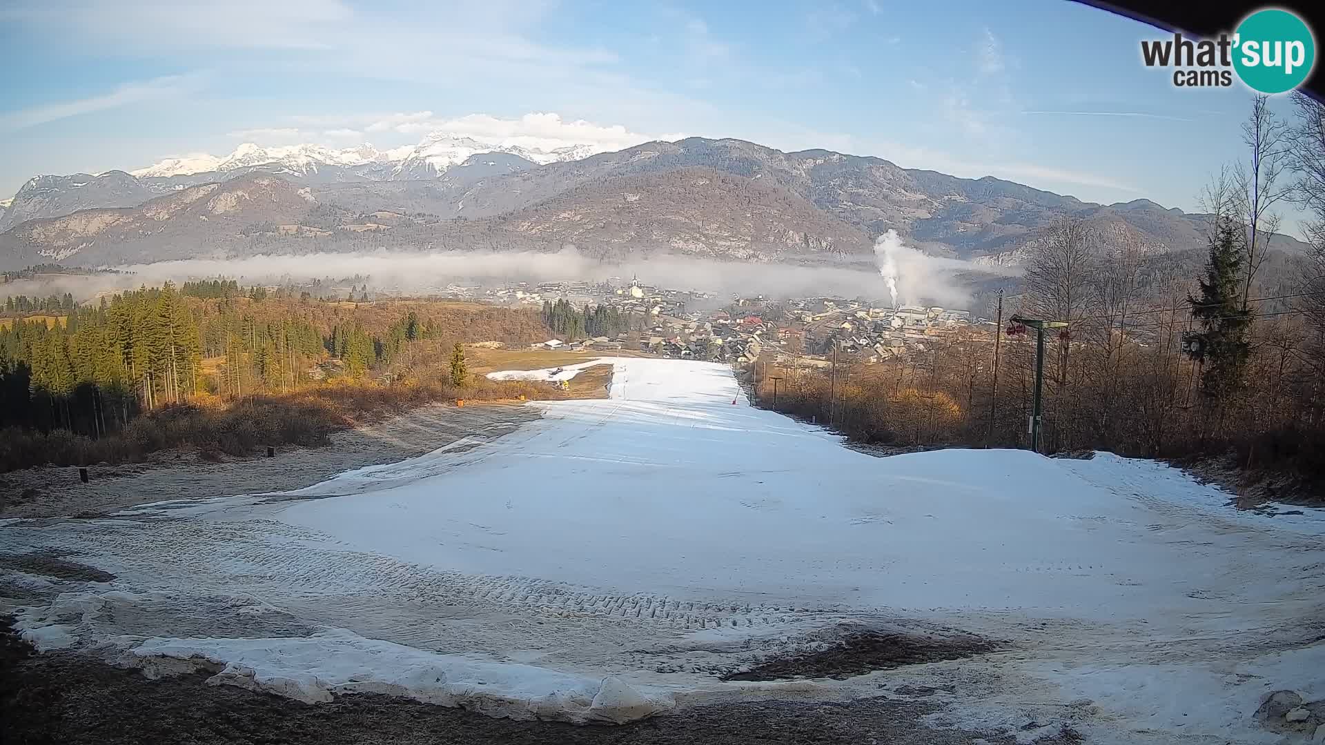 Webcam Bohinjska Bistrica – Live View from Kozji Hrbet Ski Station