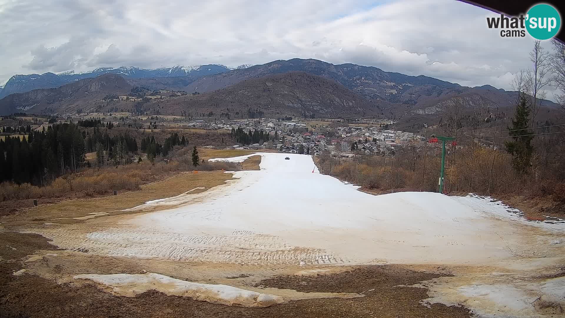 Spletna kamera Bohinjska Bistrica – Pogled v živo s smučišča Kozji Hrbet