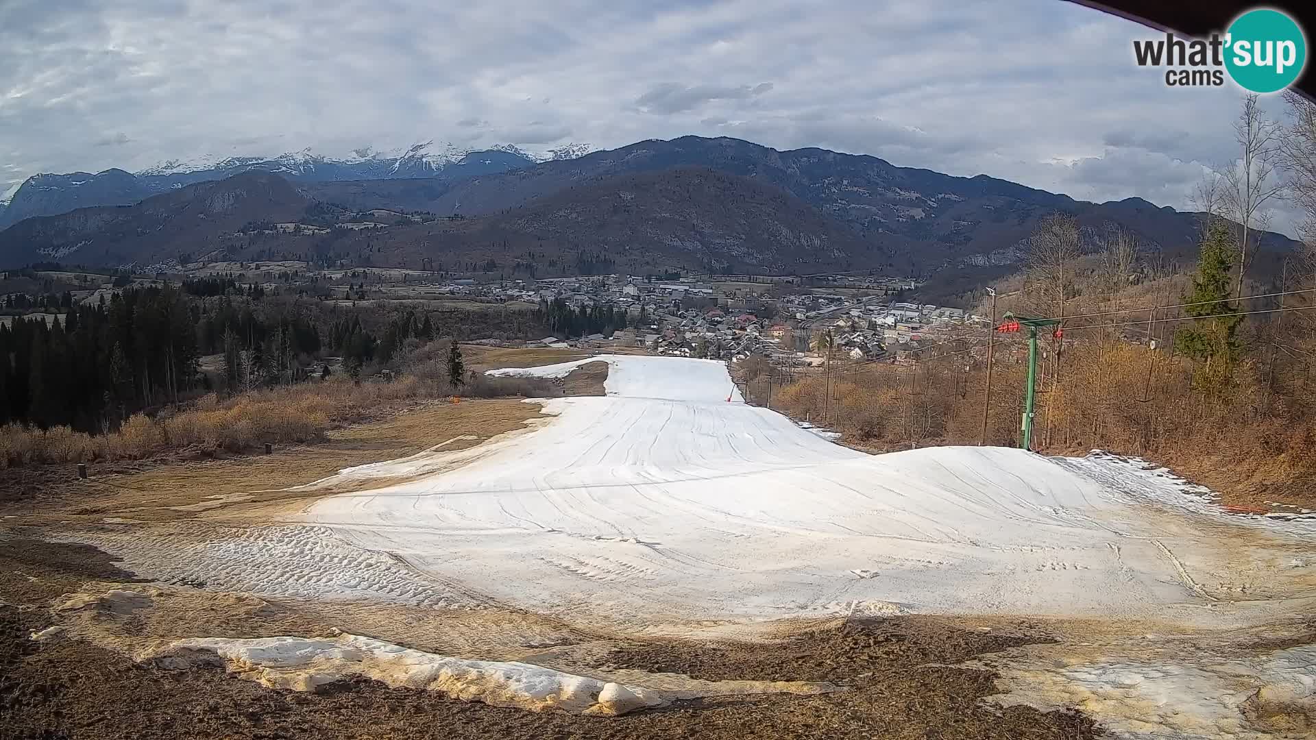 Kamera uživo Bohinjska Bistrica – Pogled u stvarnom vremenu sa skijališta Kozji Hrbet