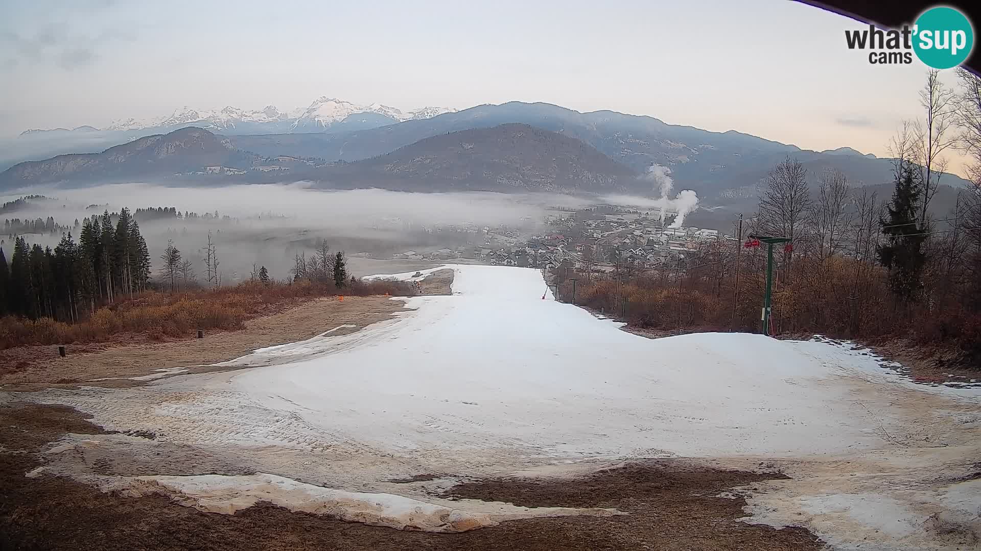 Webcam Bohinjska Bistrica – Live View from Kozji Hrbet Ski Station