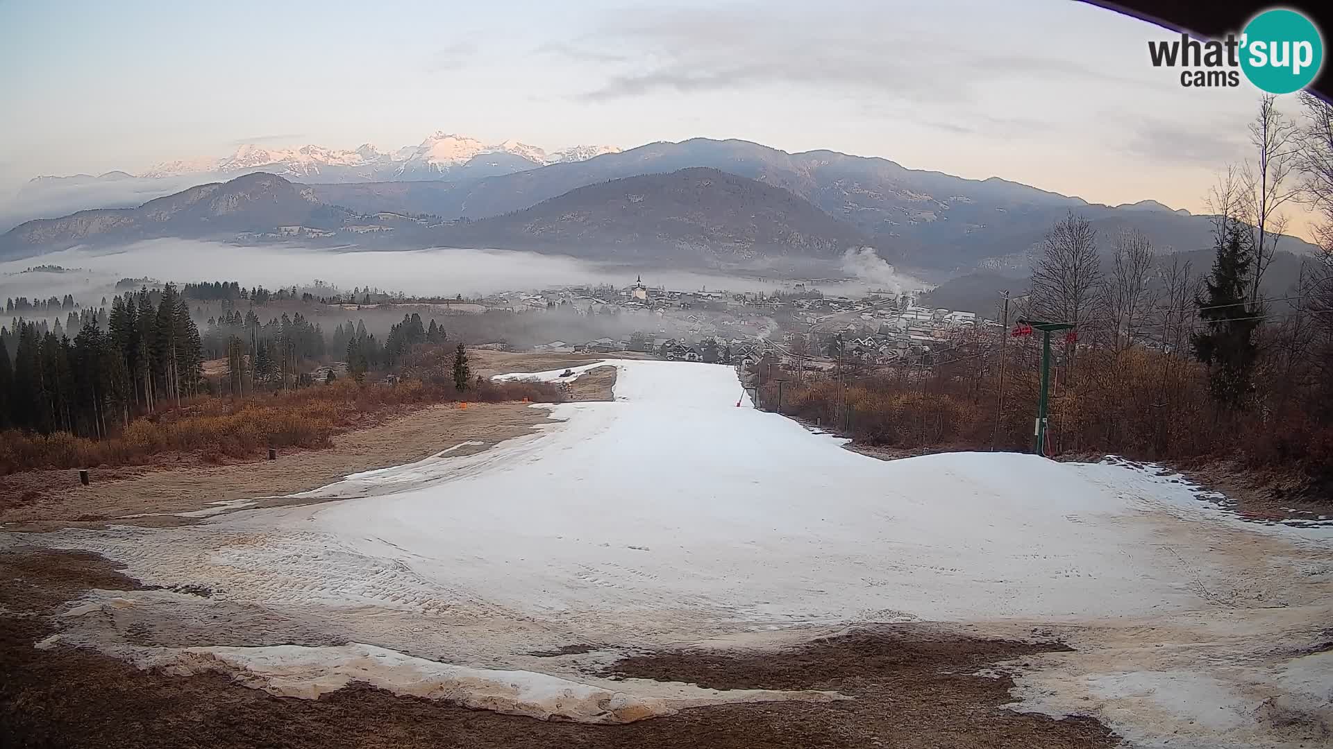 Webcam Bohinjska Bistrica – Live View from Kozji Hrbet Ski Station