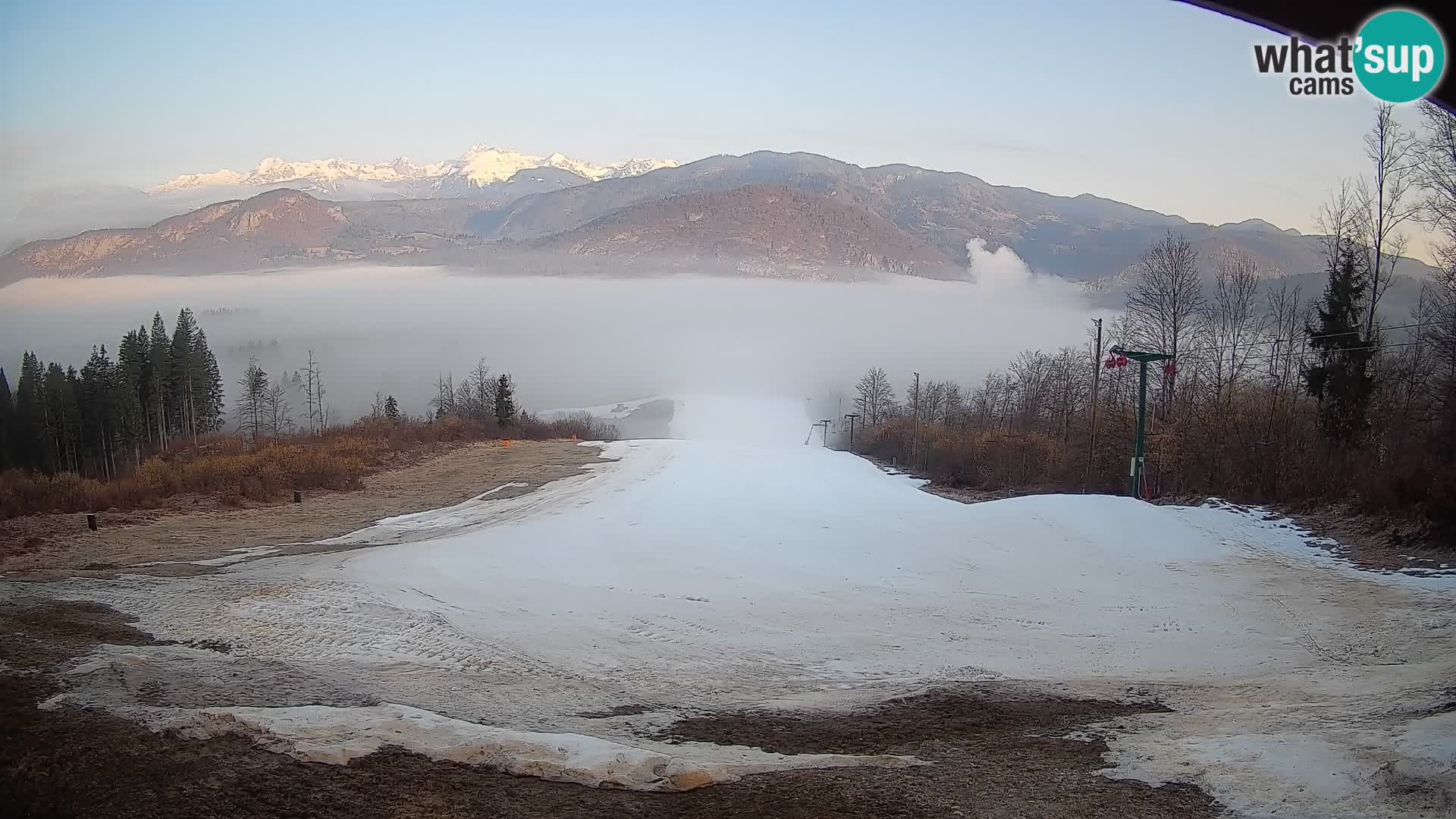 Webcam Bohinjska Bistrica – Live View from Kozji Hrbet Ski Station