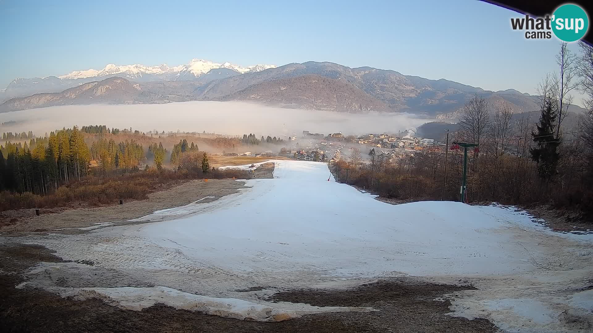 Webcam Bohinjska Bistrica – Live View from Kozji Hrbet Ski Station