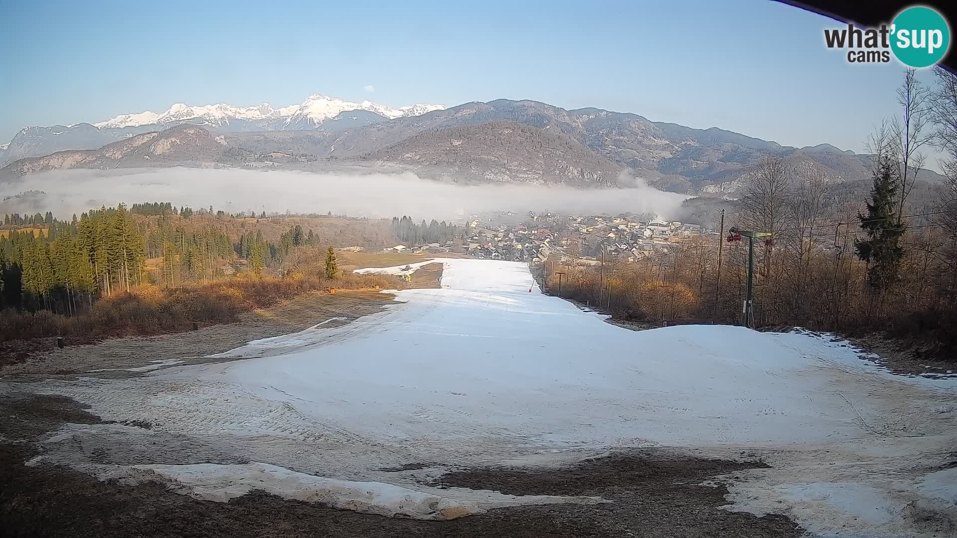 Webcam Bohinjska Bistrica – Live View from Kozji Hrbet Ski Station