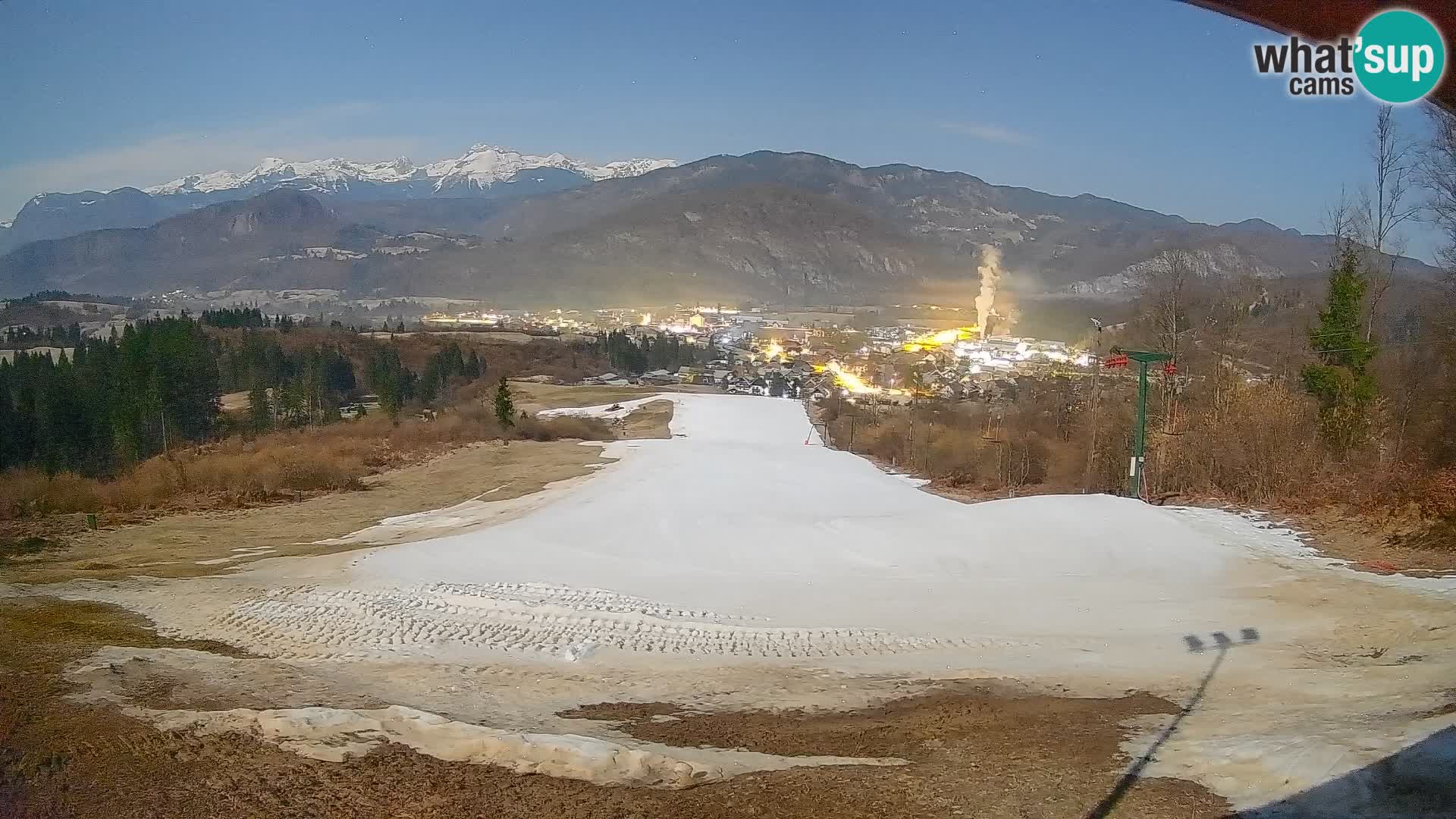 Webcam Bohinjska Bistrica – Vista live dalla stazione sciistica Kozji Hrbet