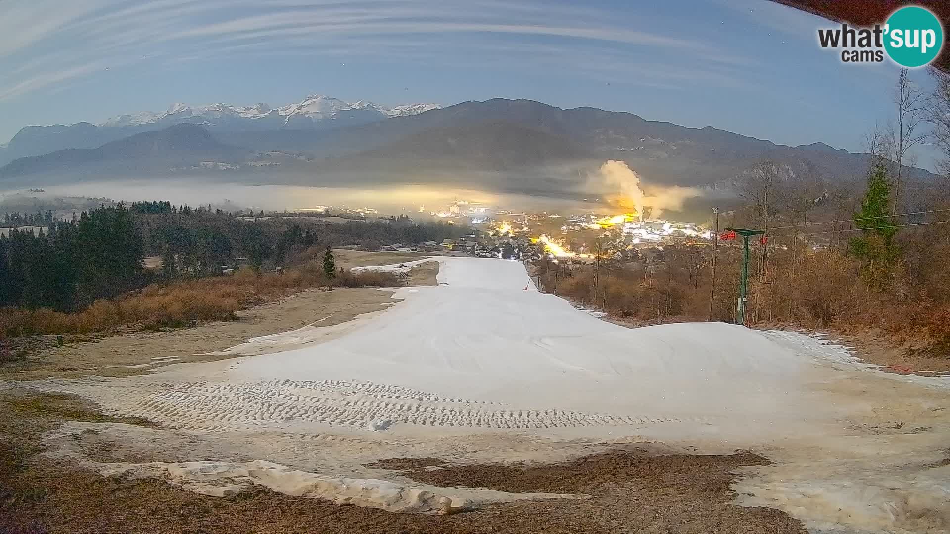 Webcam Bohinjska Bistrica – Vue en direct depuis la station de ski Kozji Hrbet