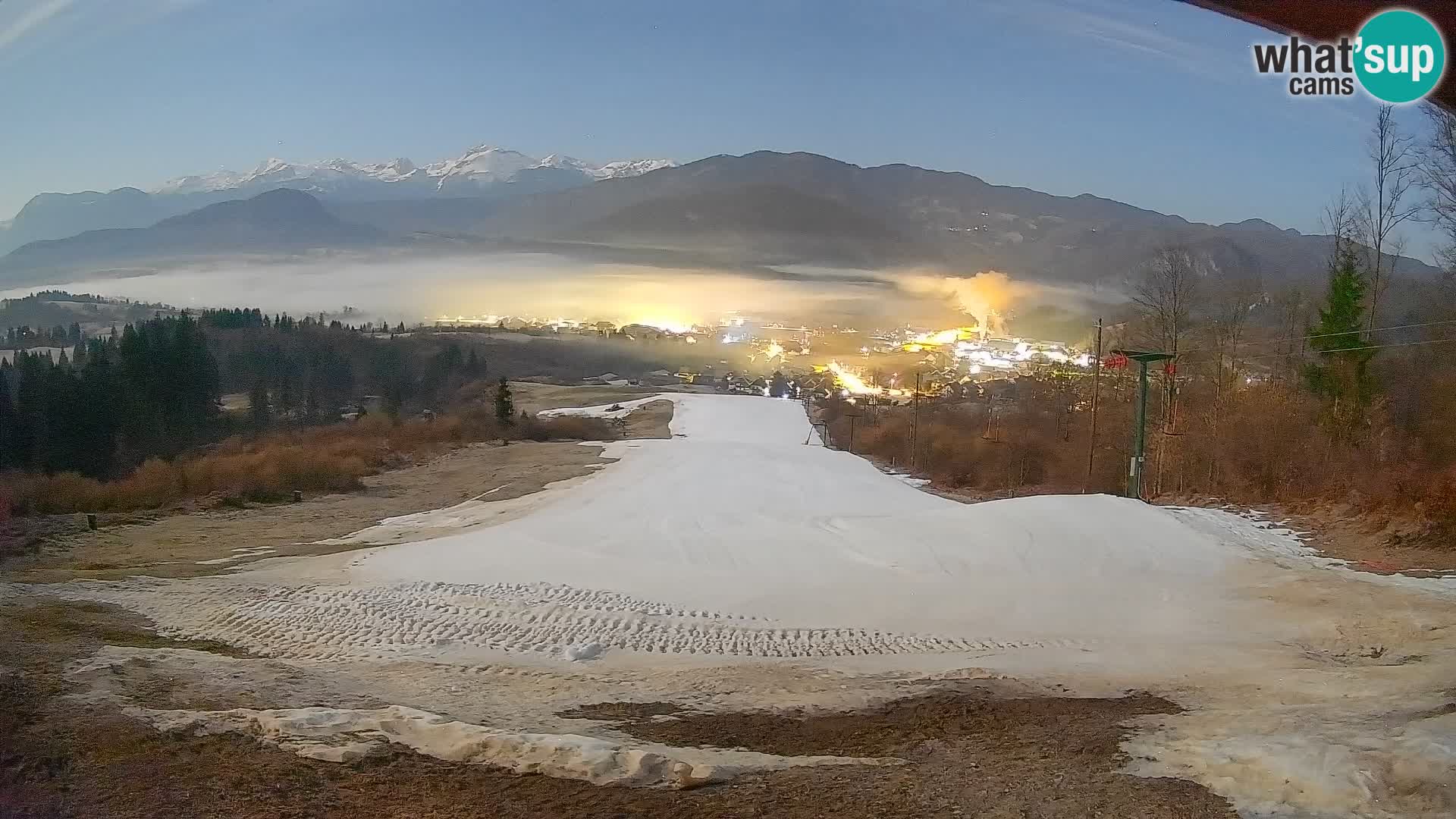 Webcam Bohinjska Bistrica – Vista live dalla stazione sciistica Kozji Hrbet