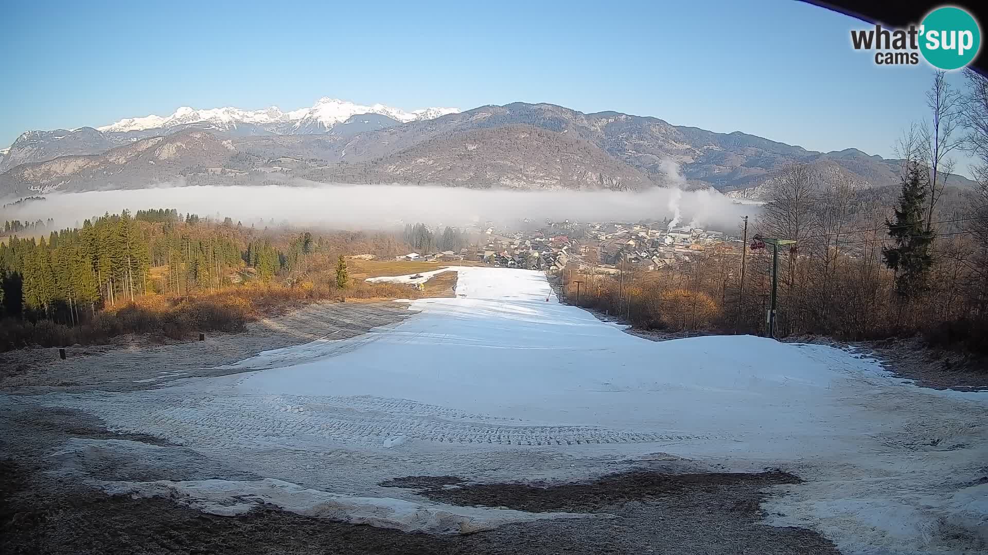 Webcam Bohinjska Bistrica – Vista live dalla stazione sciistica Kozji Hrbet