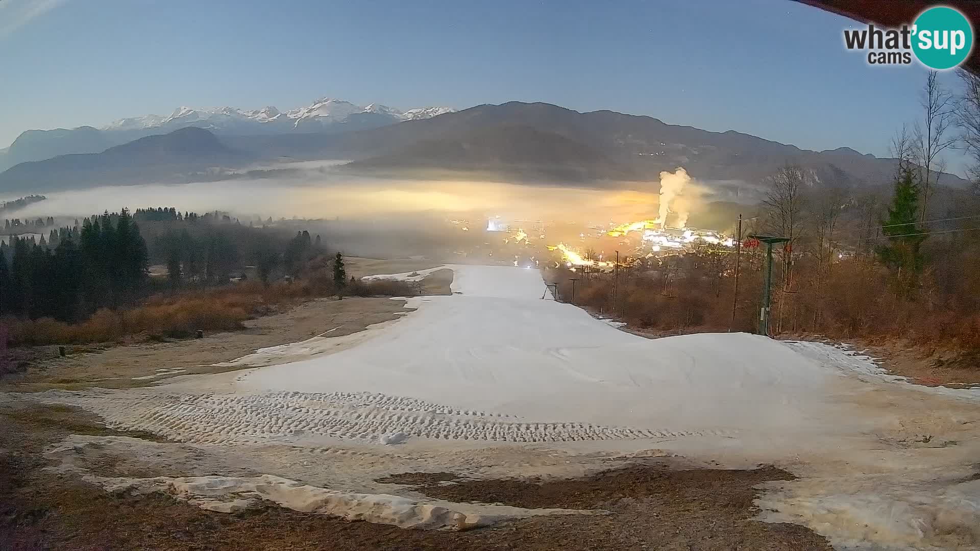 Webcam Bohinjska Bistrica – Live View from Kozji Hrbet Ski Station