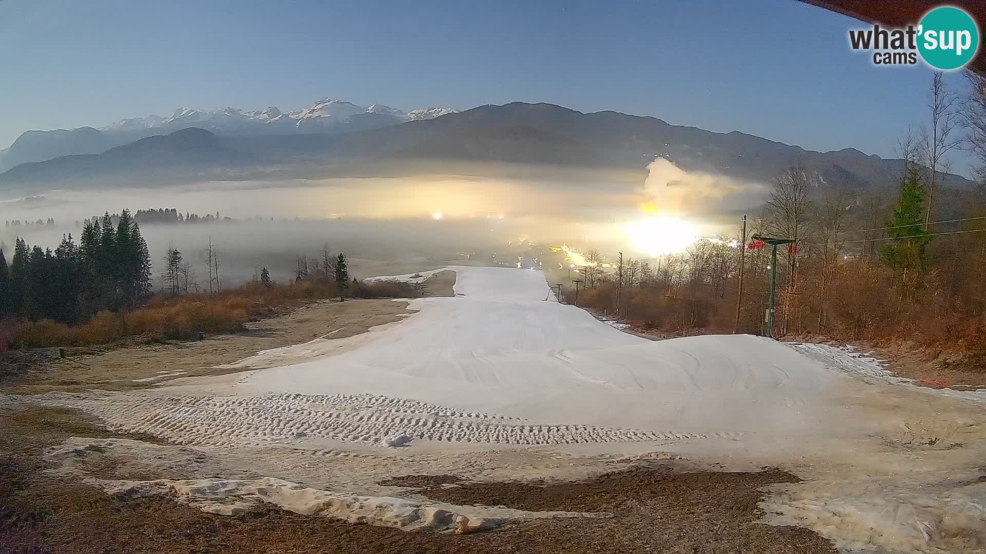 Webcam Bohinjska Bistrica – Live View from Kozji Hrbet Ski Station