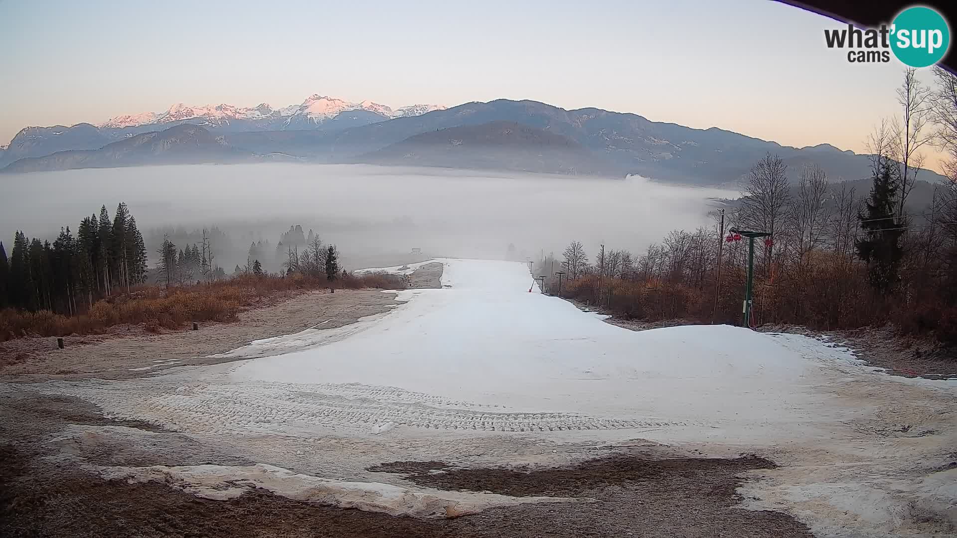 Webcam Bohinjska Bistrica – Vue en direct depuis la station de ski Kozji Hrbet
