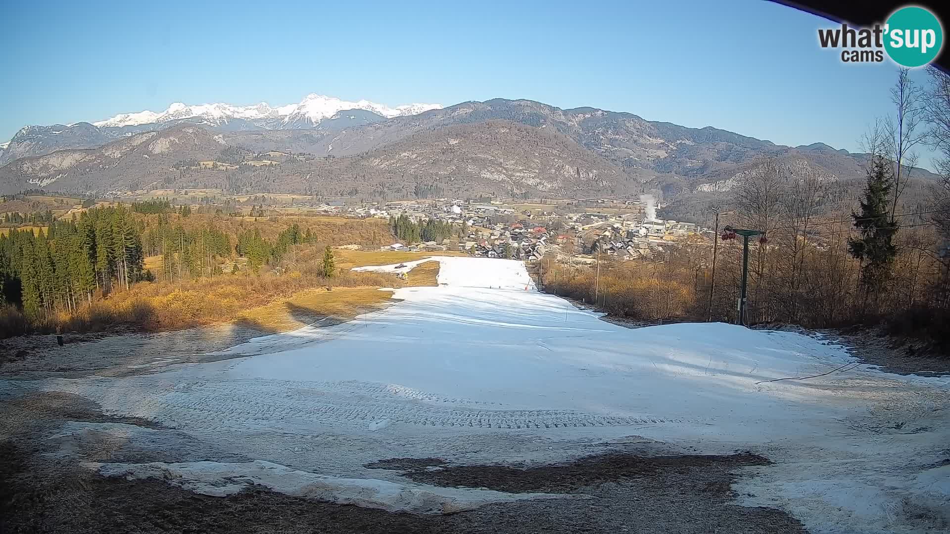 Webcam Bohinjska Bistrica – Vue en direct depuis la station de ski Kozji Hrbet
