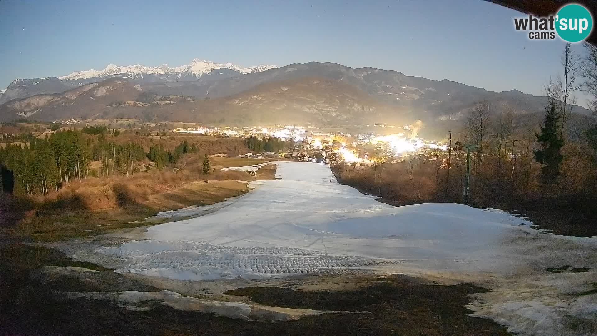 Webcam Bohinjska Bistrica – Vista live dalla stazione sciistica Kozji Hrbet