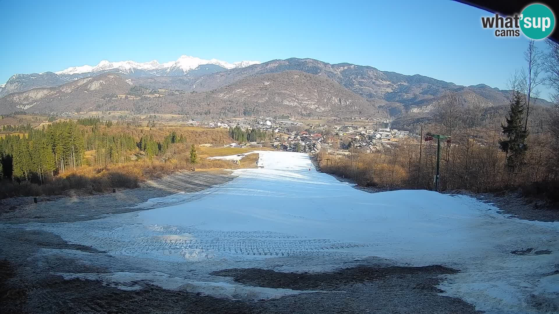 Webcam Bohinjska Bistrica – Live View from Kozji Hrbet Ski Station