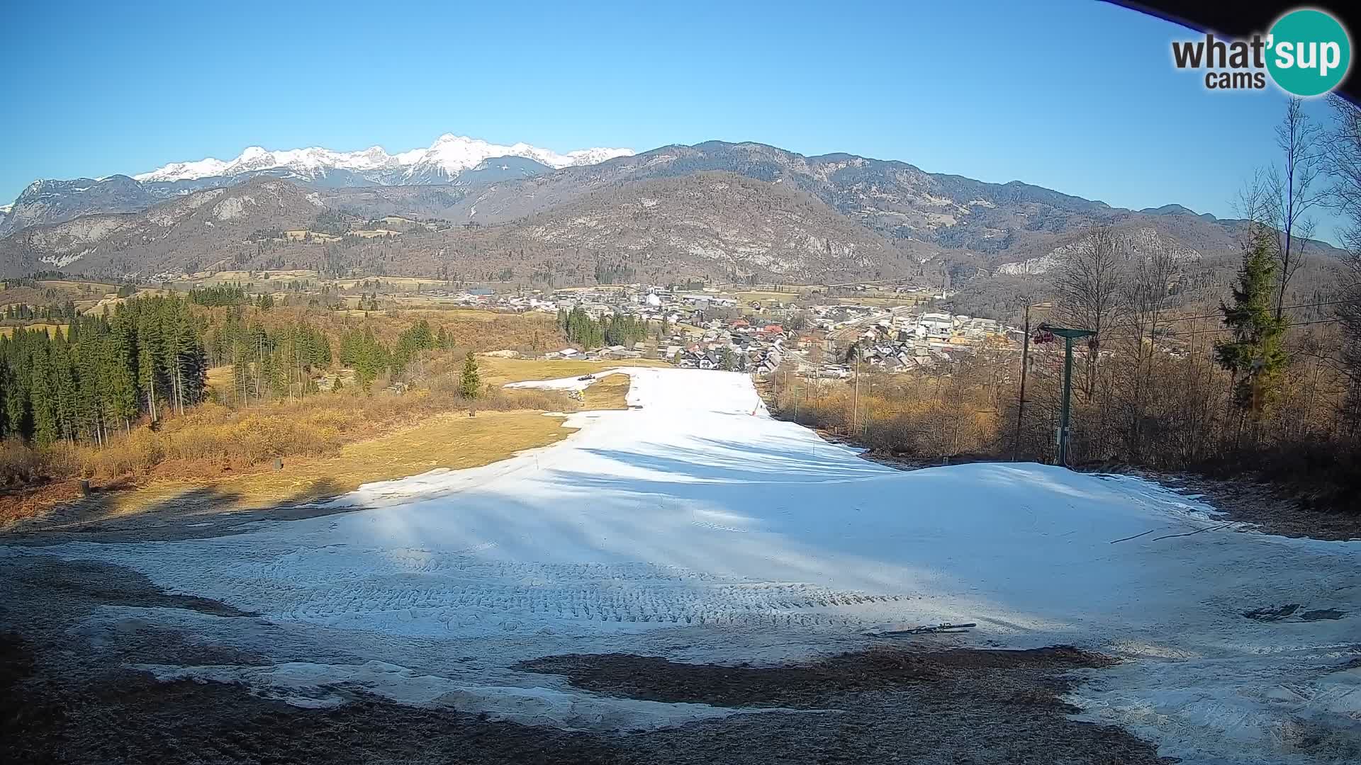 Webcam Bohinjska Bistrica – Vista live dalla stazione sciistica Kozji Hrbet