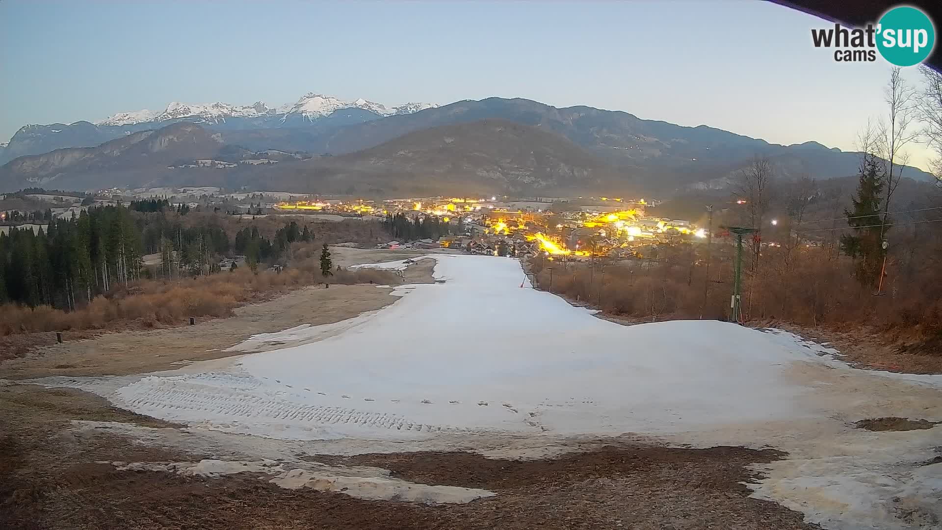 Webcam Bohinjska Bistrica – Live View from Kozji Hrbet Ski Station