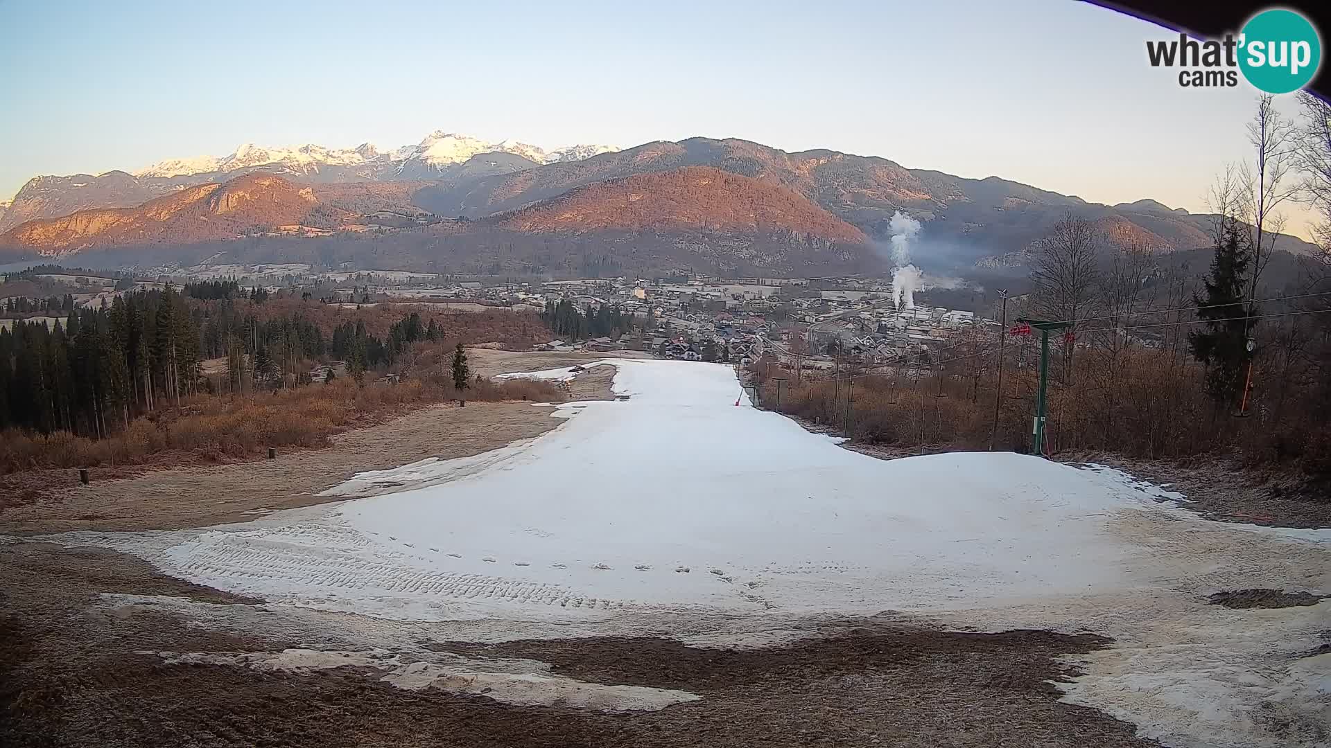 Webcam Bohinjska Bistrica – Vue en direct depuis la station de ski Kozji Hrbet