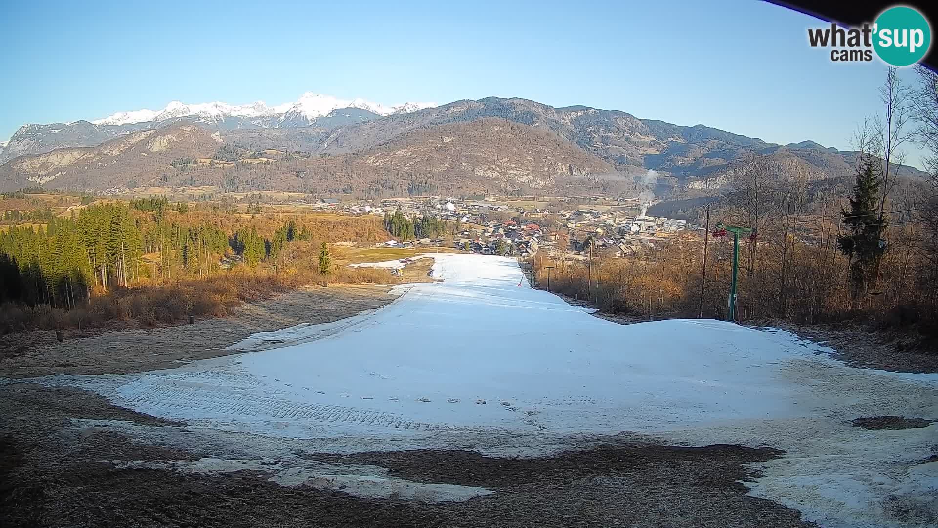 Webcam Bohinjska Bistrica – Live View from Kozji Hrbet Ski Station