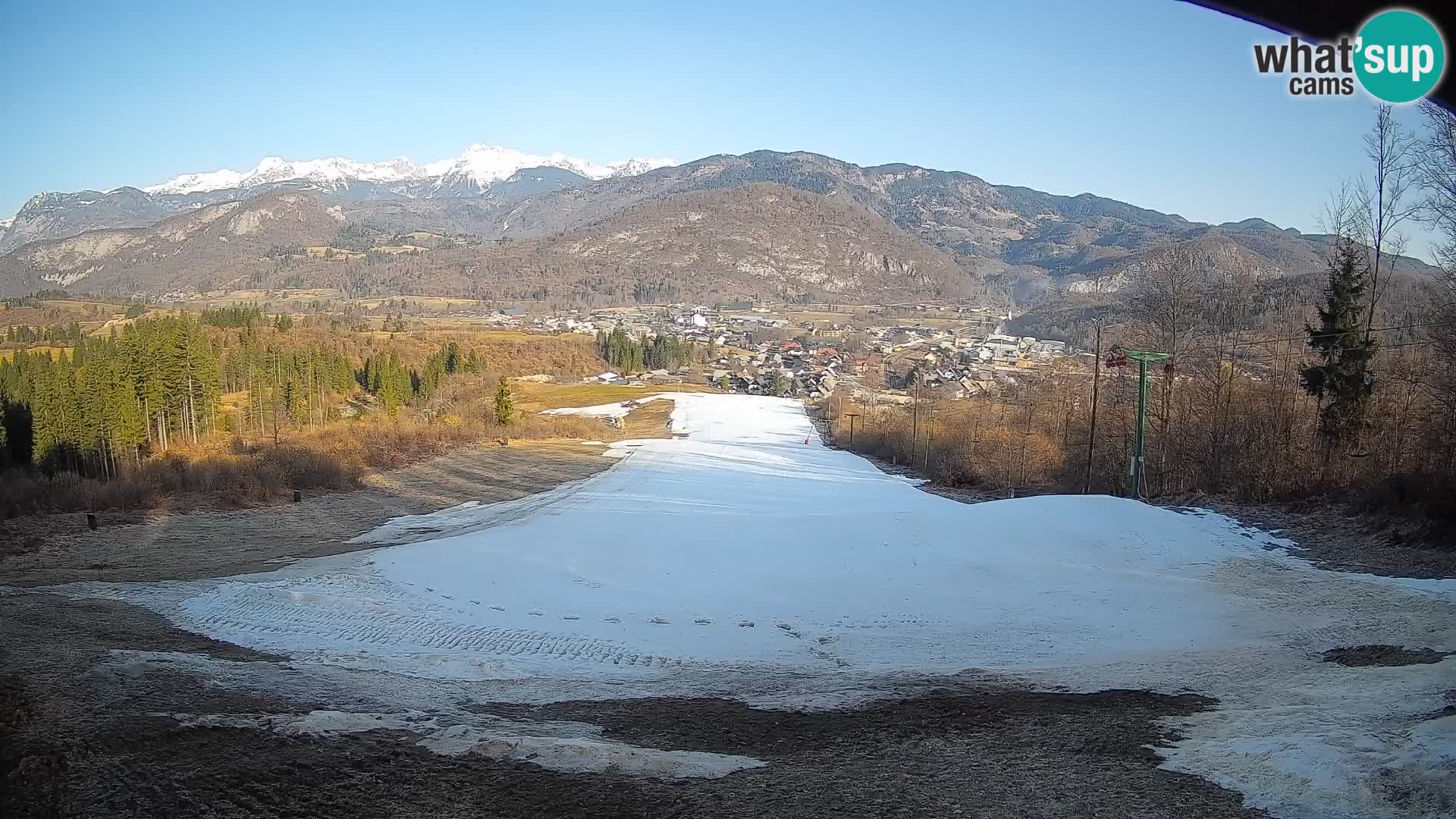 Webcam Bohinjska Bistrica – Vue en direct depuis la station de ski Kozji Hrbet