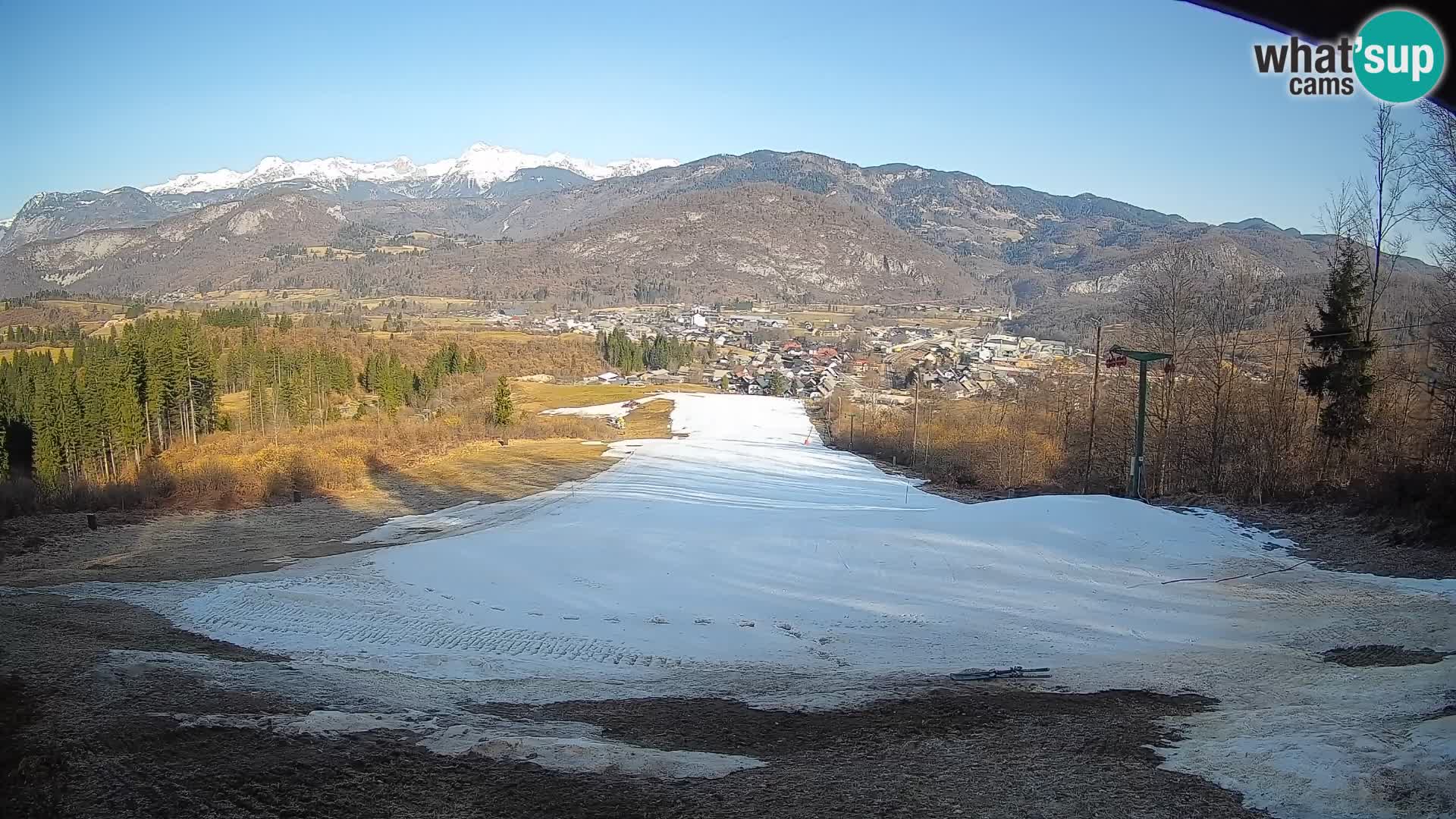 Webcam Bohinjska Bistrica – Live View from Kozji Hrbet Ski Station