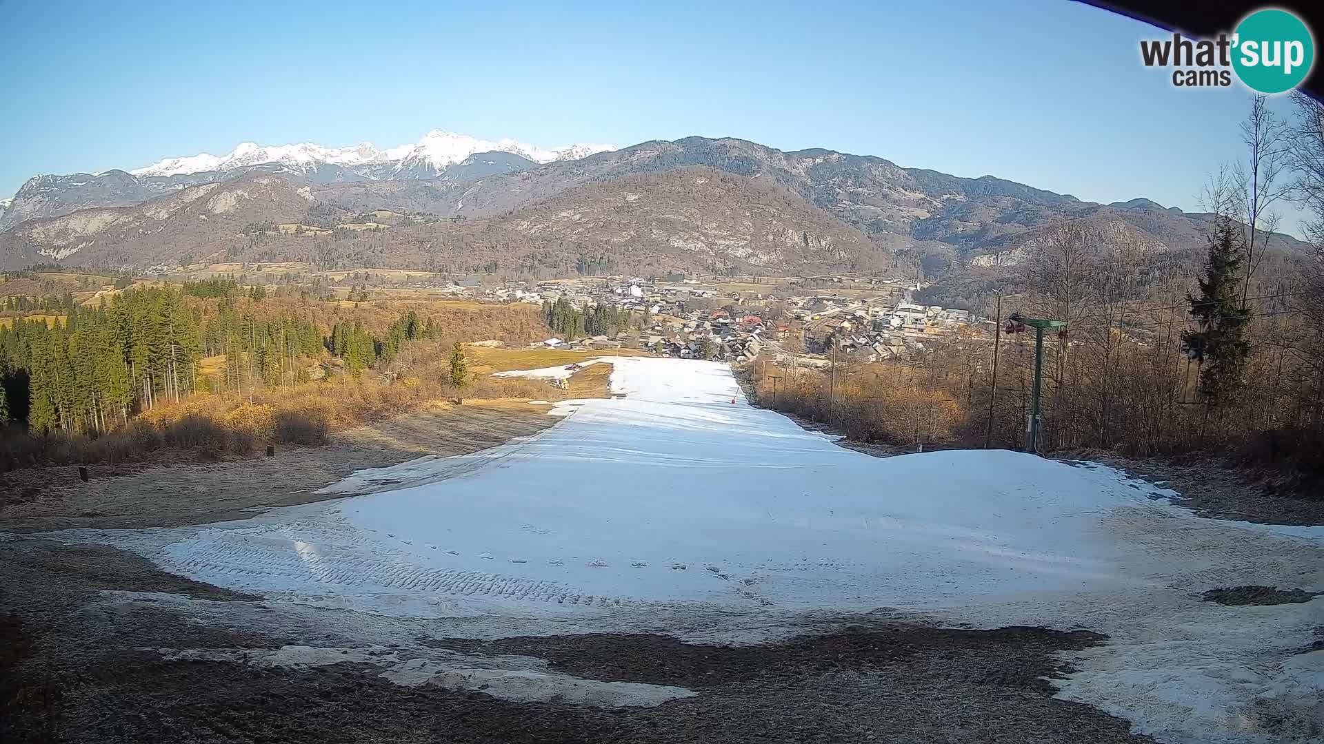 Webcam Bohinjska Bistrica – Live View from Kozji Hrbet Ski Station