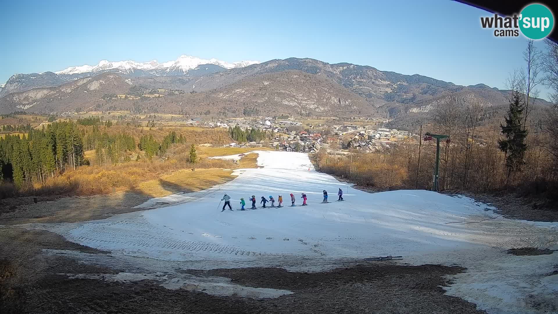 Webcam Bohinjska Bistrica – Vista live dalla stazione sciistica Kozji Hrbet