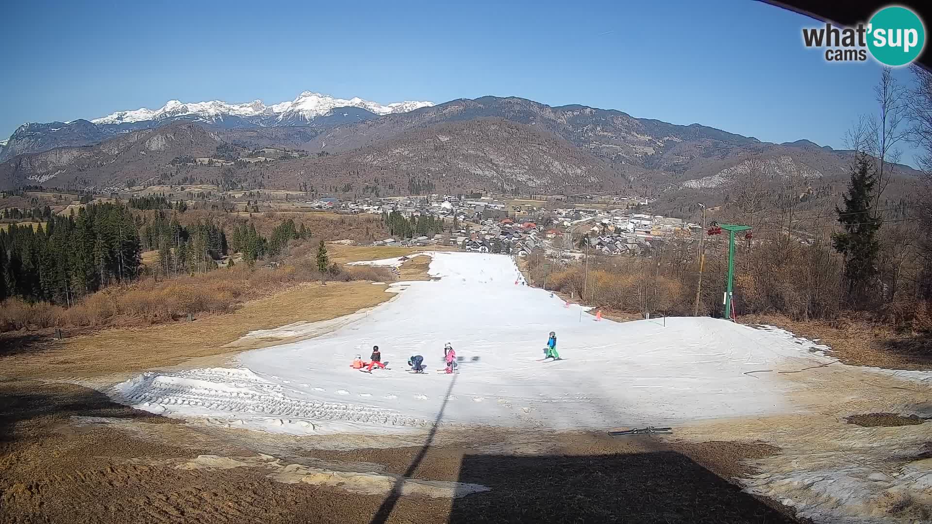 Spletna kamera Bohinjska Bistrica – Pogled v živo s smučišča Kozji Hrbet