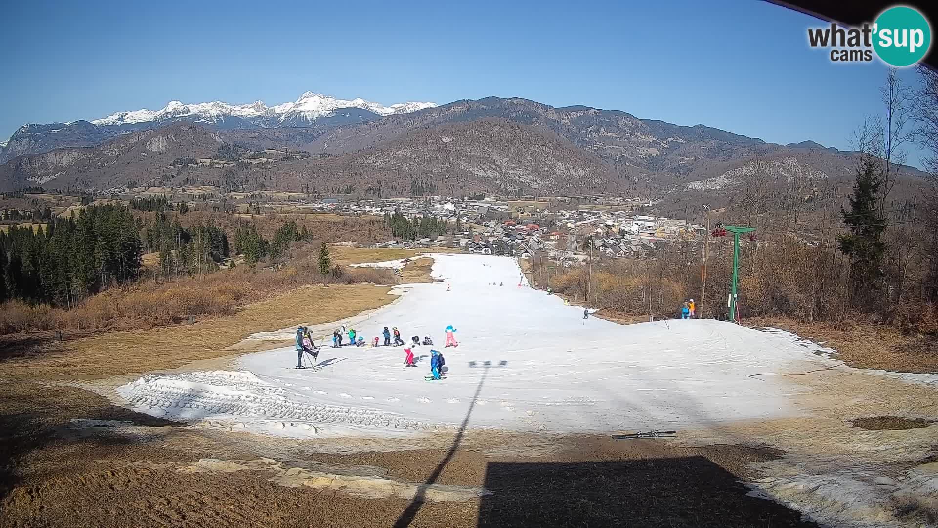 Webcam Bohinjska Bistrica – Vista live dalla stazione sciistica Kozji Hrbet