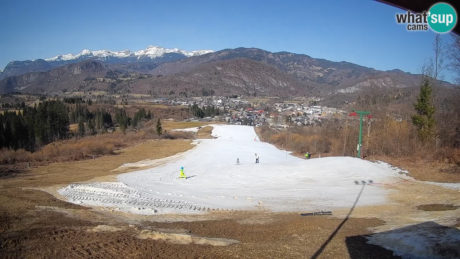 Spletna kamera Bohinjska Bistrica – Pogled v živo s smučišča Kozji Hrbet