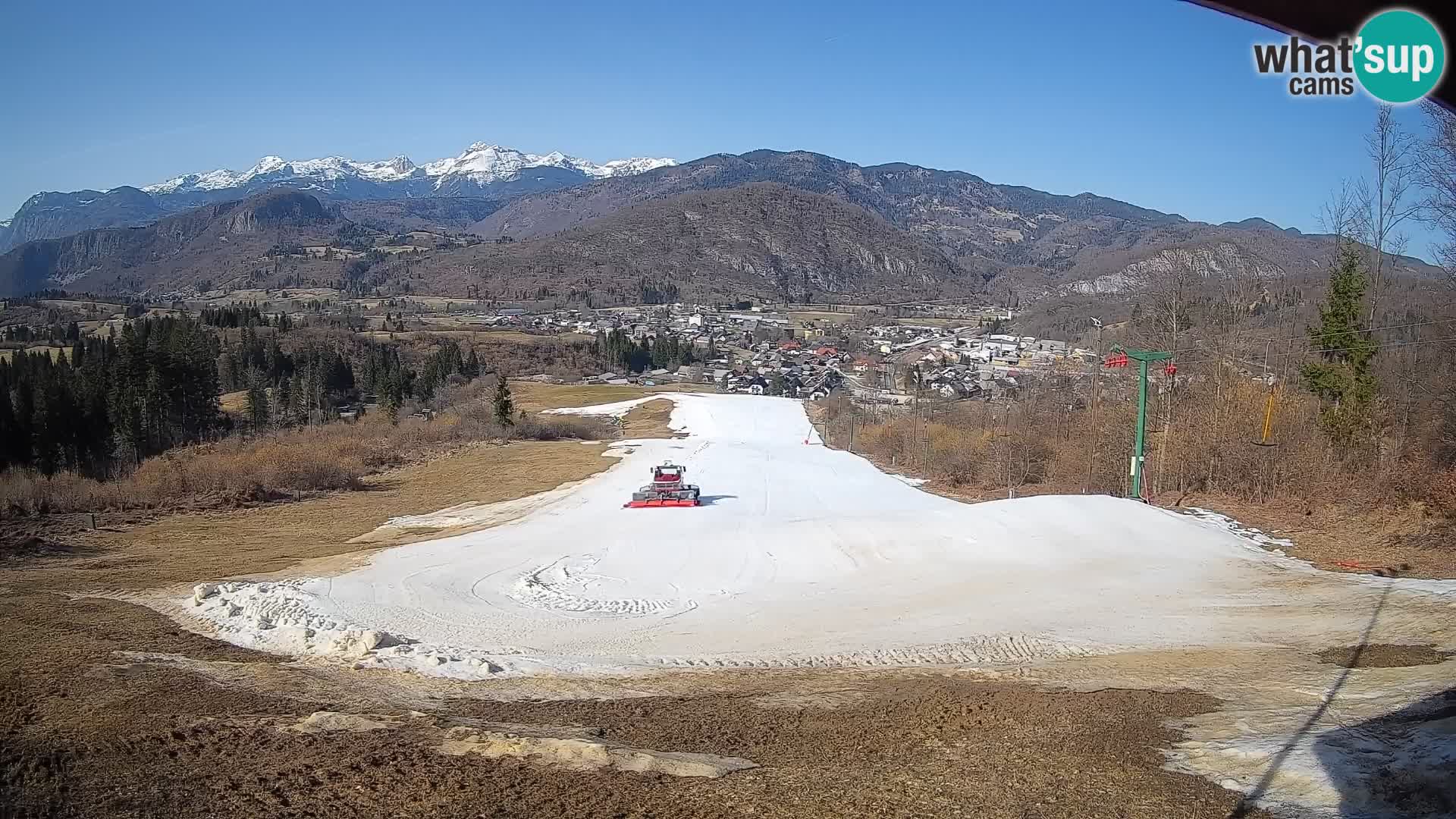 Kamera uživo Bohinjska Bistrica – Pogled u stvarnom vremenu sa skijališta Kozji Hrbet