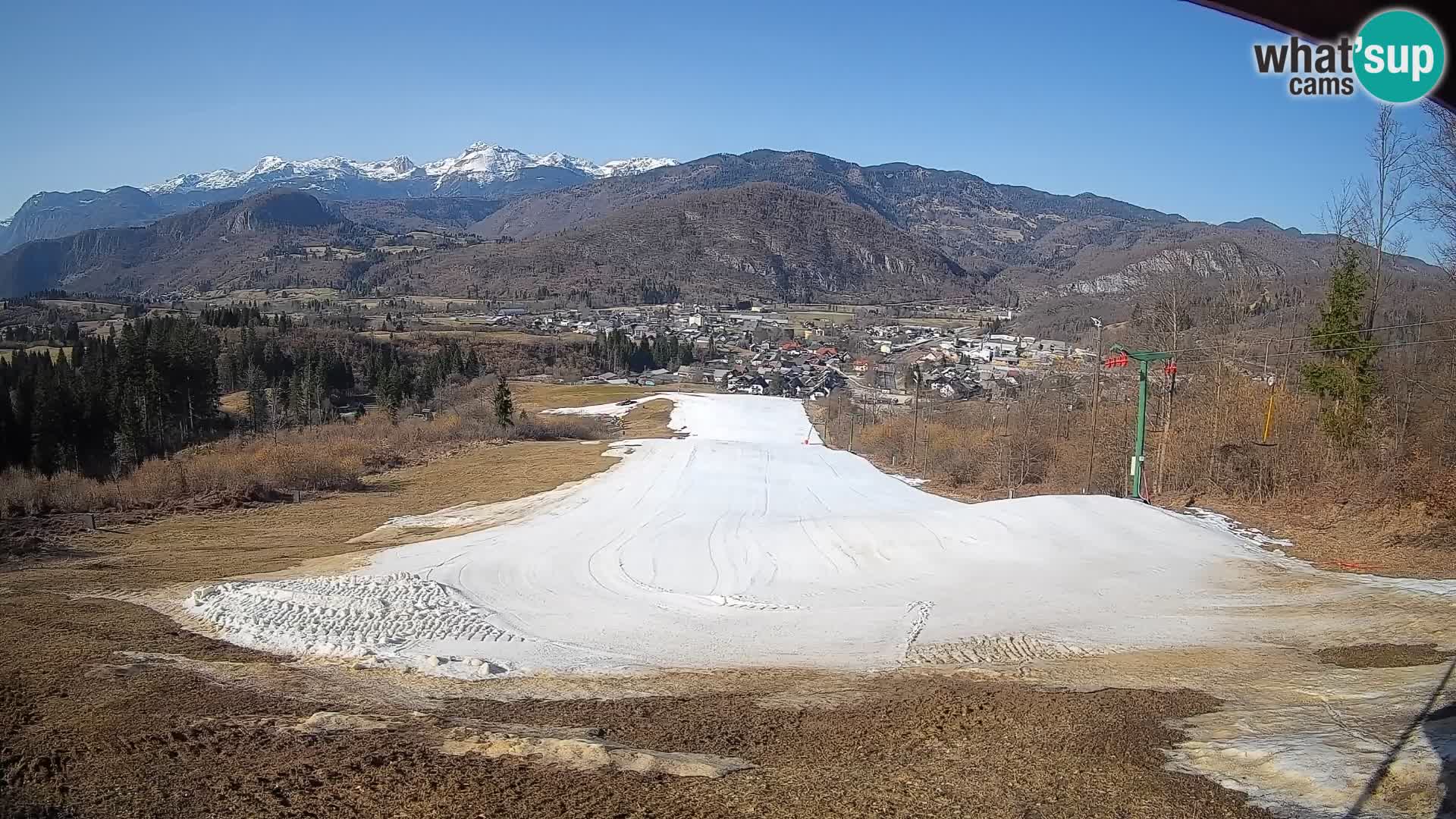 Spletna kamera Bohinjska Bistrica – Pogled v živo s smučišča Kozji Hrbet