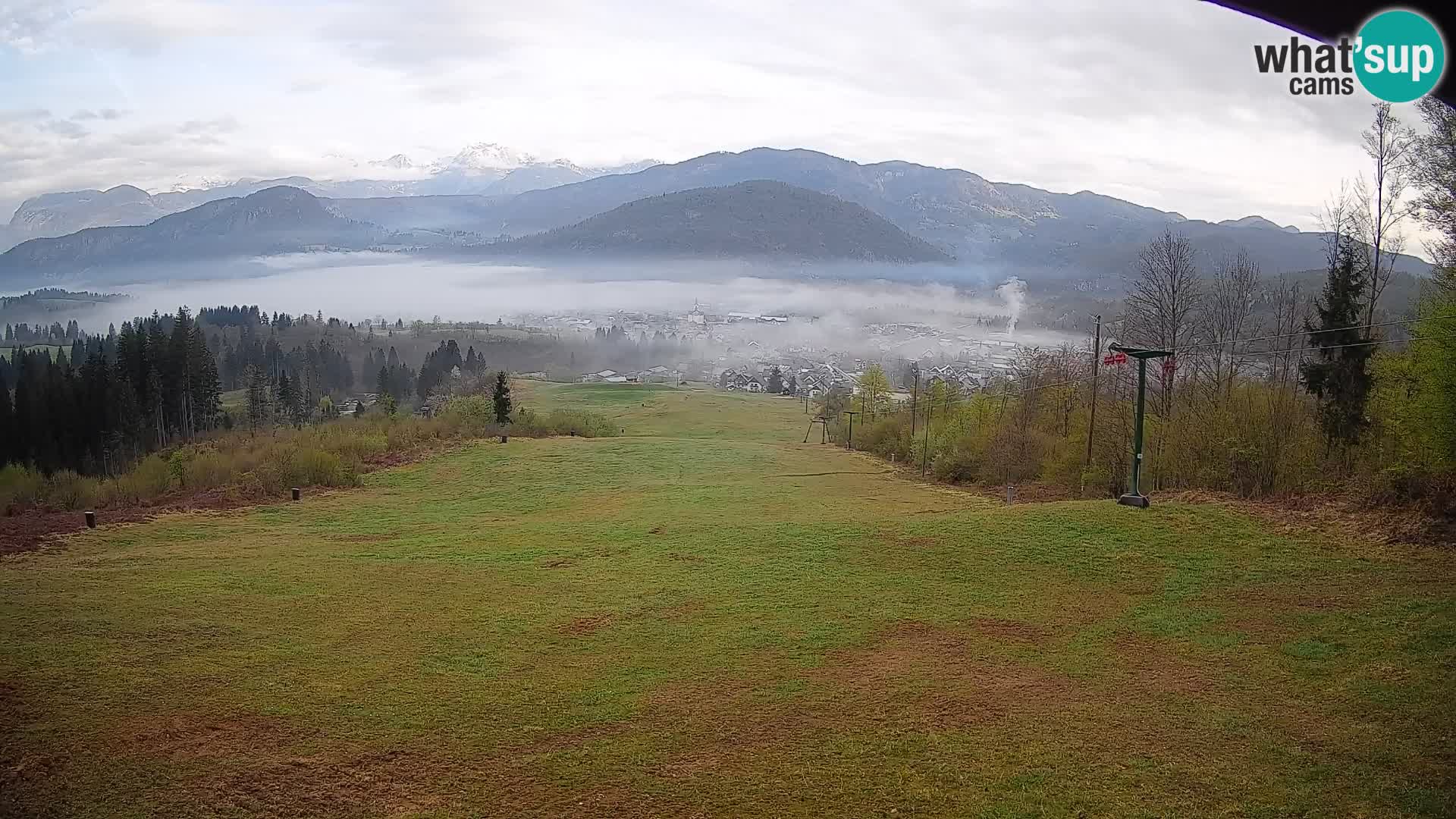 Spletna kamera Bohinjska Bistrica – Pogled v živo s smučišča Kozji Hrbet