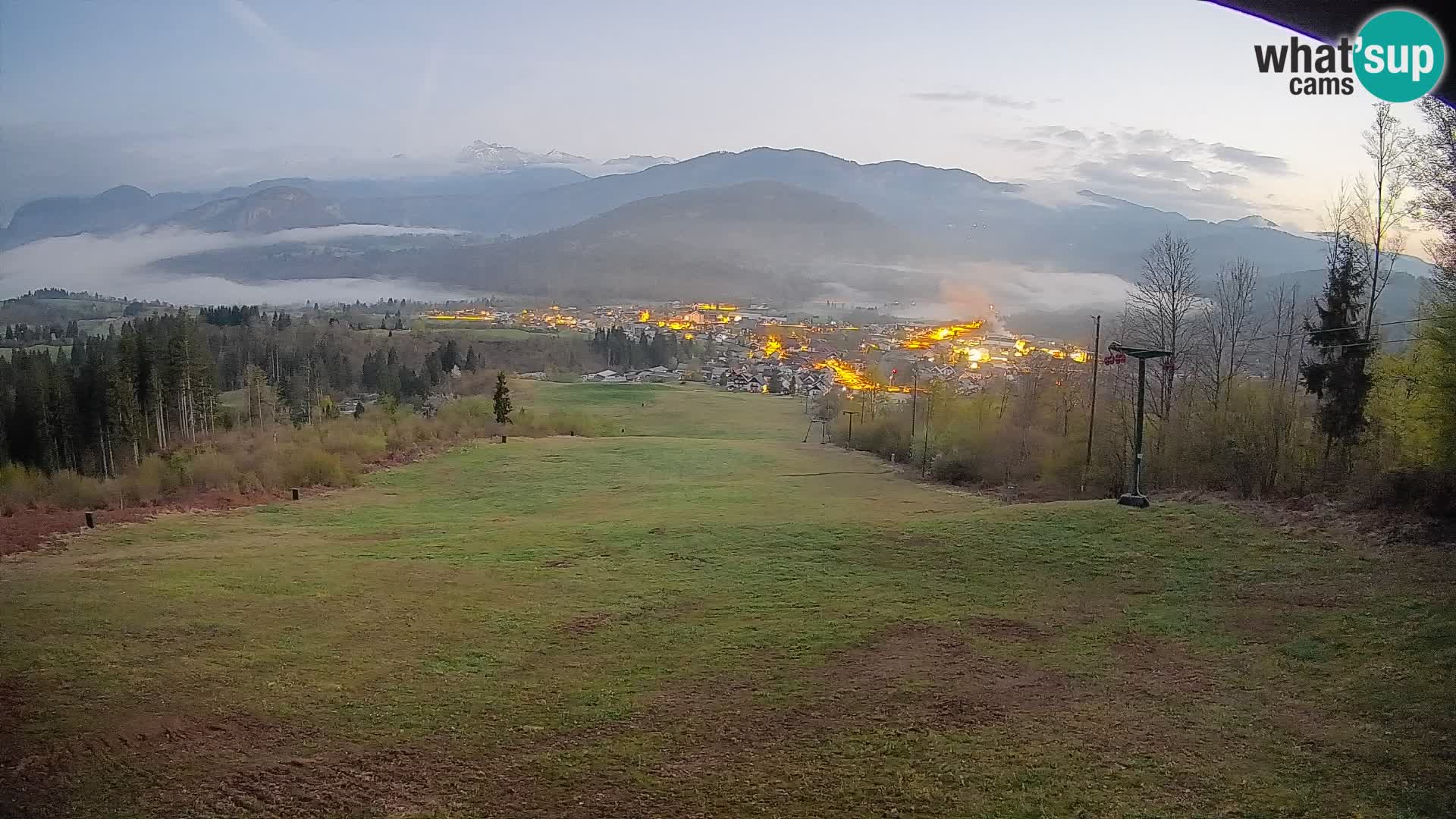 Webcam Bohinjska Bistrica – Live View from Kozji Hrbet Ski Station