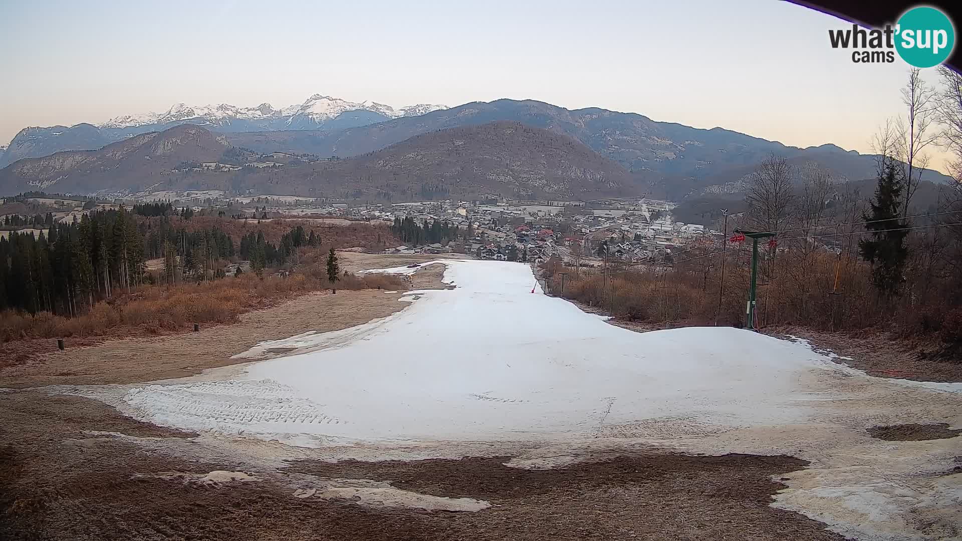Webcam Bohinjska Bistrica – Live View from Kozji Hrbet Ski Station