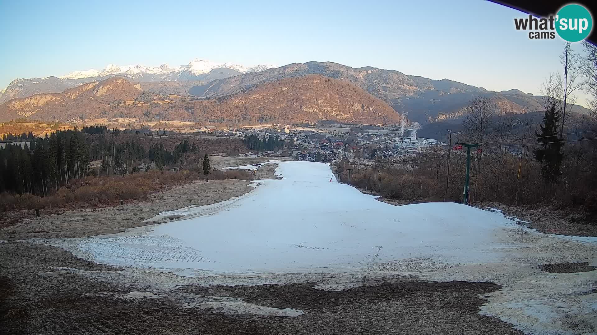 Webcam Bohinjska Bistrica – Vista live dalla stazione sciistica Kozji Hrbet