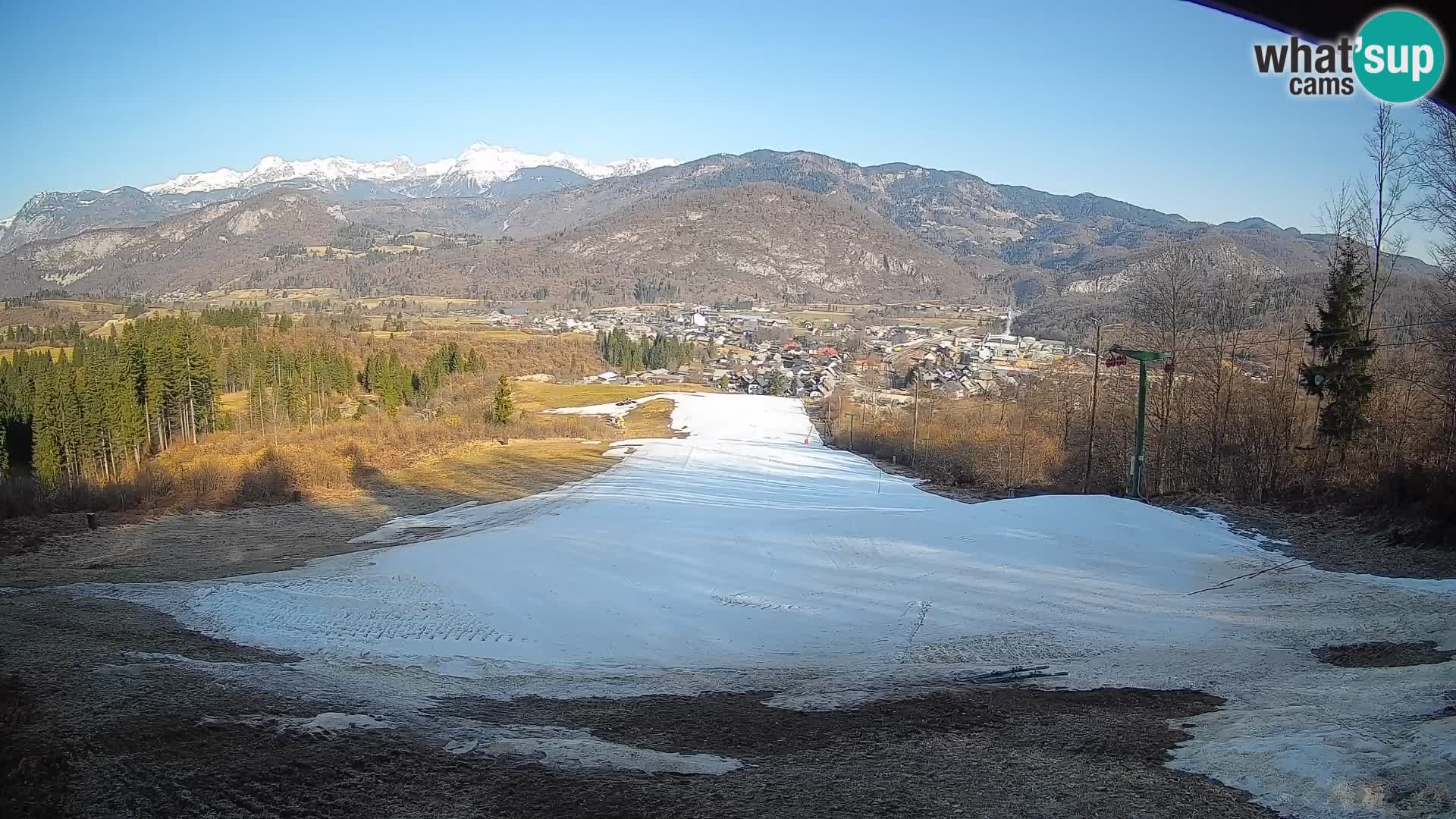 Cámara en vivo Bohinjska Bistrica – Vista en directo desde la estación de esquí Kozji Hrbet