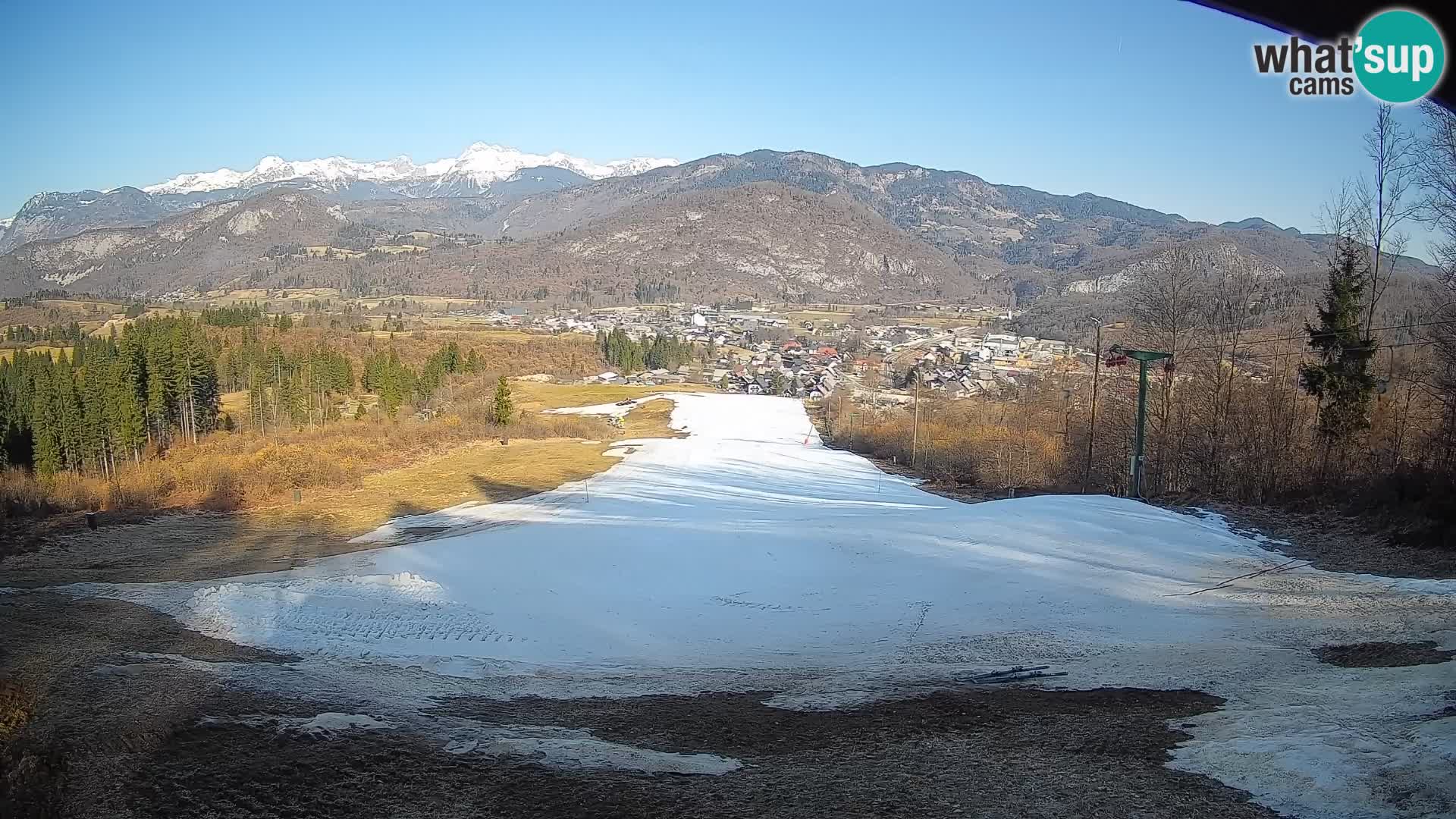 Webcam Bohinjska Bistrica – Vue en direct depuis la station de ski Kozji Hrbet