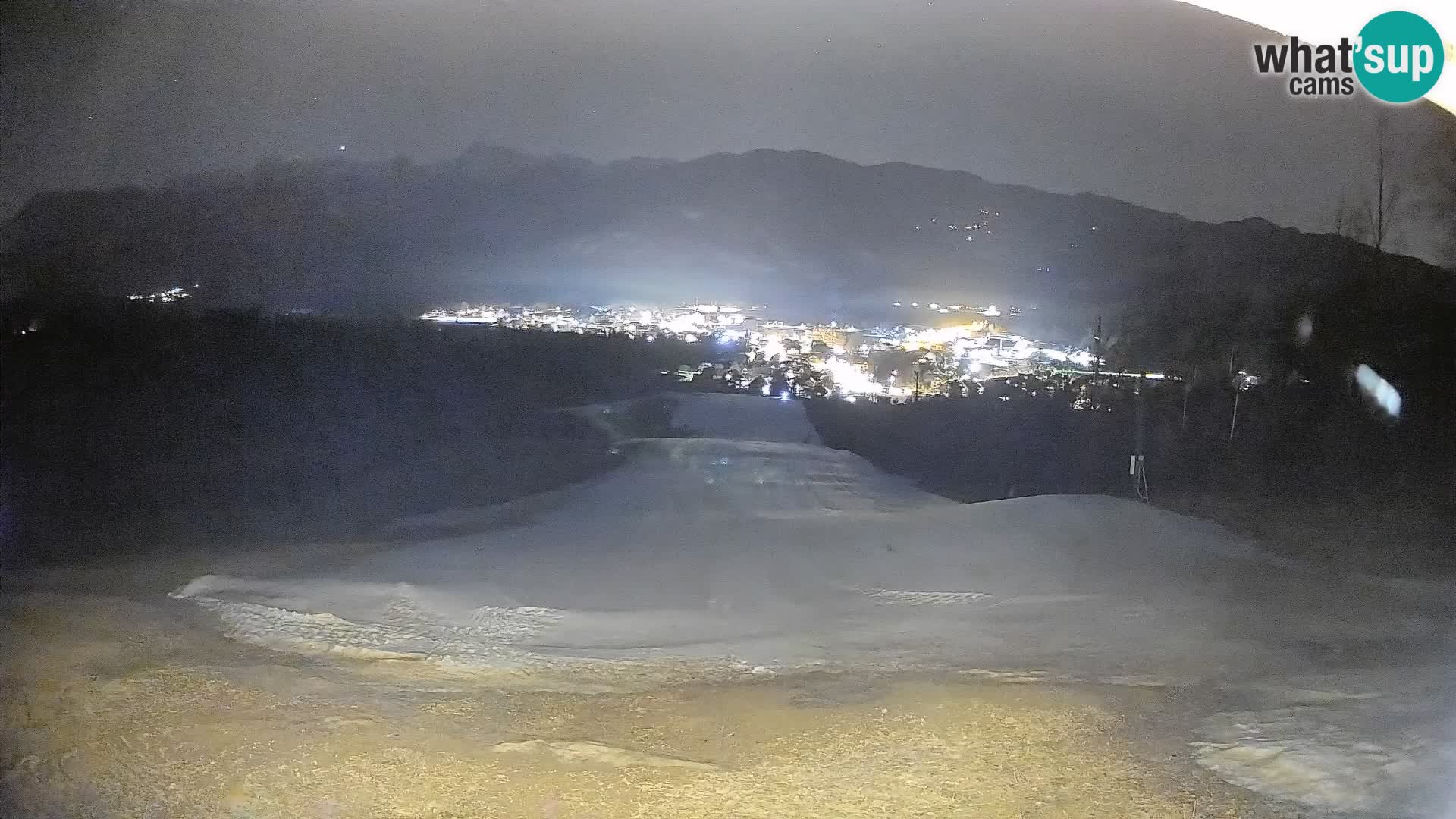 Spletna kamera Bohinjska Bistrica – Pogled v živo s smučišča Kozji Hrbet