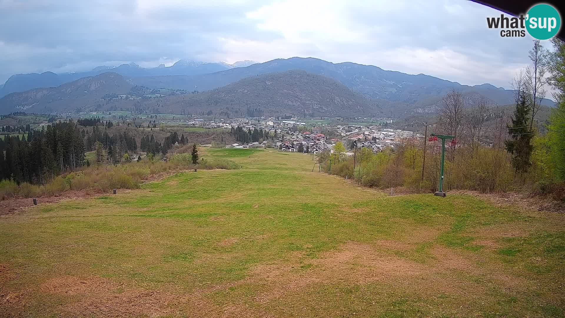 Kamera uživo Bohinjska Bistrica – Pogled u stvarnom vremenu sa skijališta Kozji Hrbet